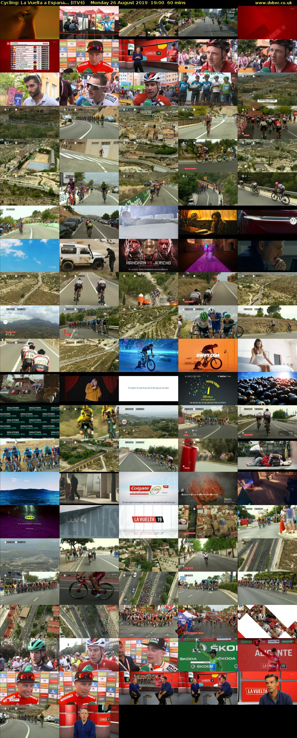 Cycling: La Vuelta a Espana... (ITV4) Monday 26 August 2019 19:00 - 20:00