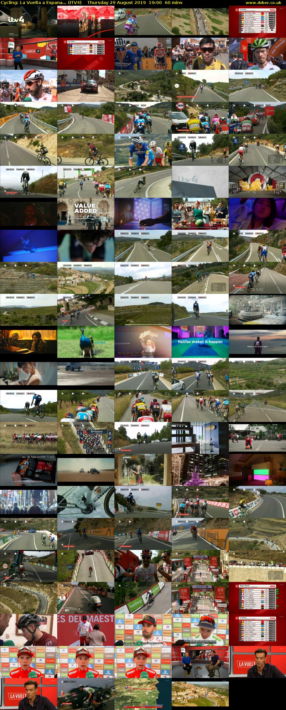 Cycling: La Vuelta a Espana... (ITV4) Thursday 29 August 2019 19:00 - 20:00