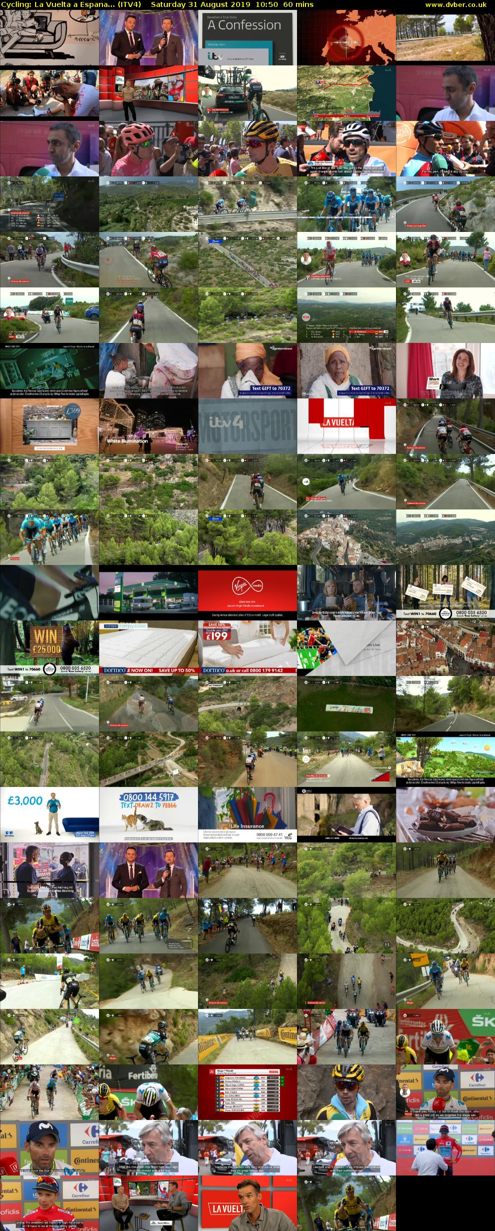 Cycling: La Vuelta a Espana... (ITV4) Saturday 31 August 2019 10:50 - 11:50