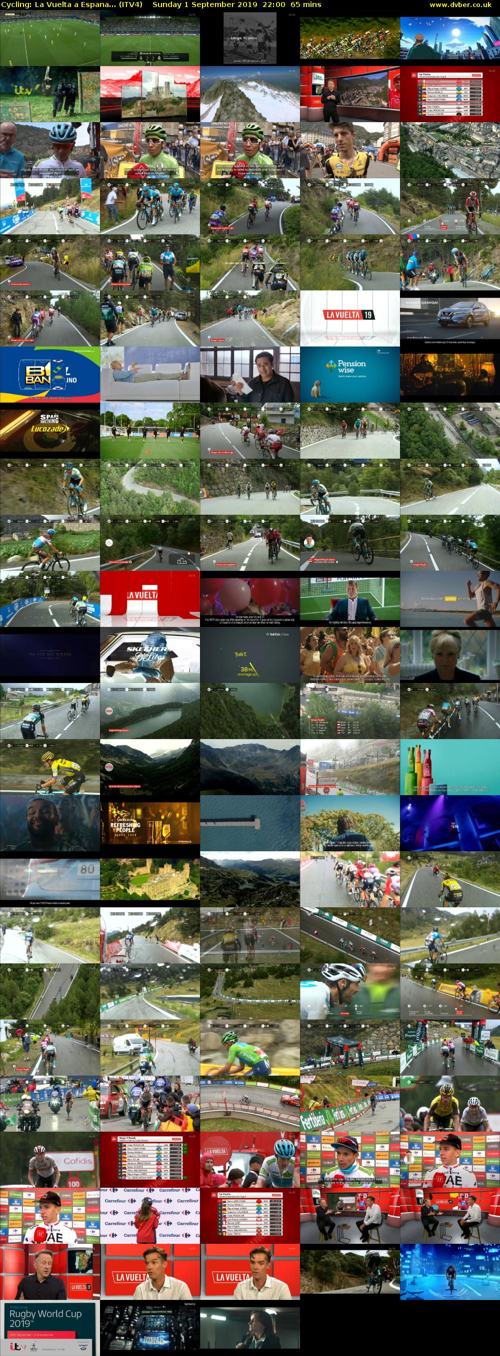 Cycling: La Vuelta a Espana... (ITV4) Sunday 1 September 2019 22:00 - 23:05