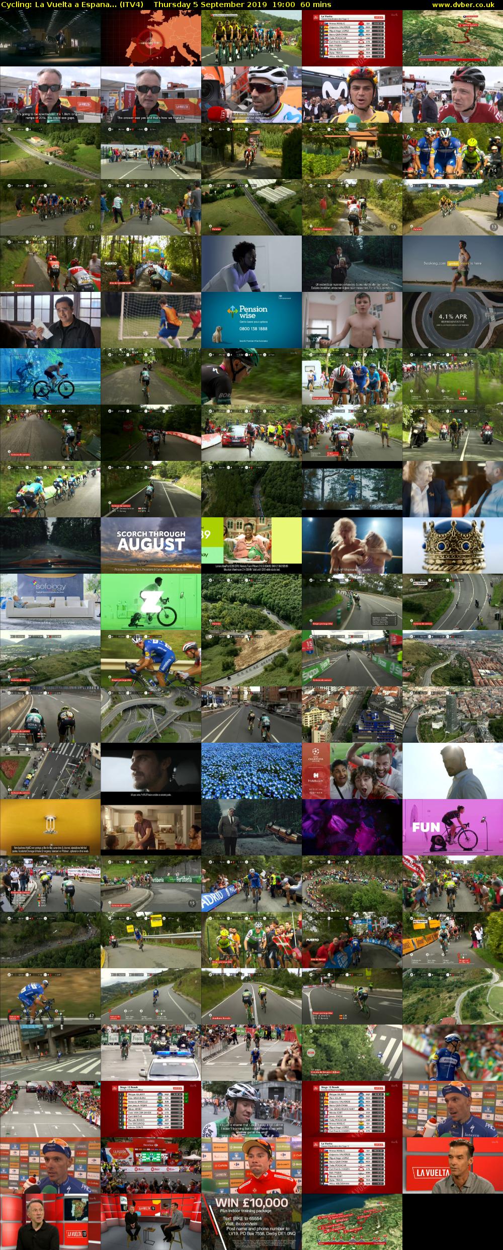 Cycling: La Vuelta a Espana... (ITV4) Thursday 5 September 2019 19:00 - 20:00
