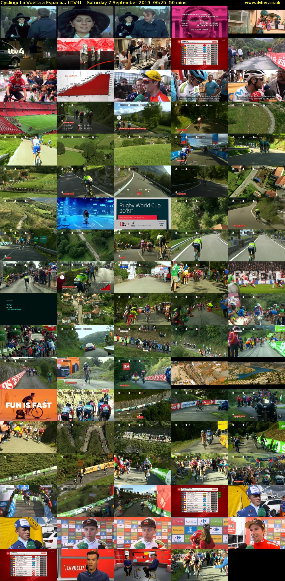 Cycling: La Vuelta a Espana... (ITV4) Saturday 7 September 2019 06:25 - 07:15