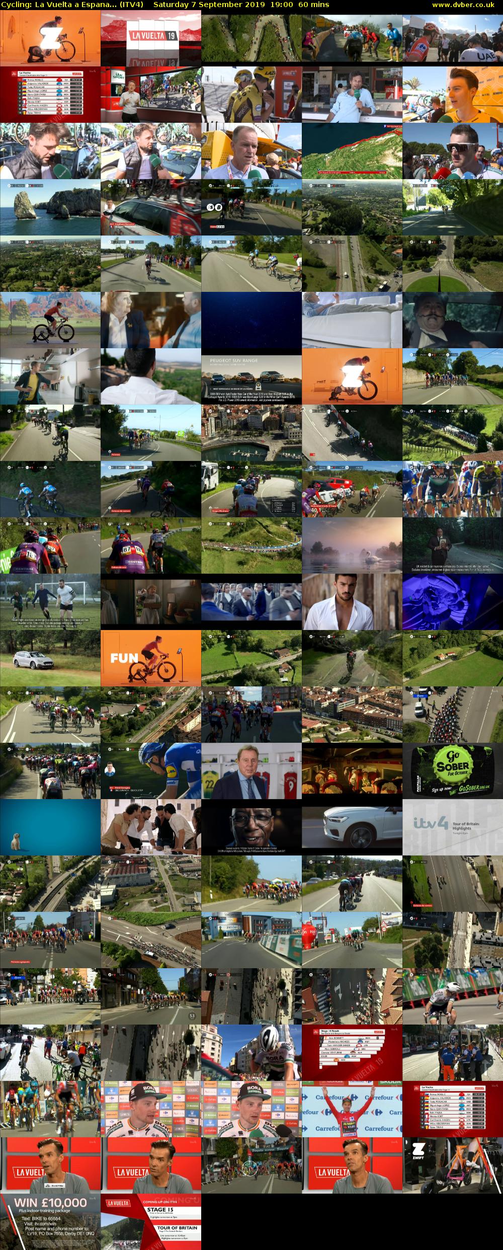 Cycling: La Vuelta a Espana... (ITV4) Saturday 7 September 2019 19:00 - 20:00