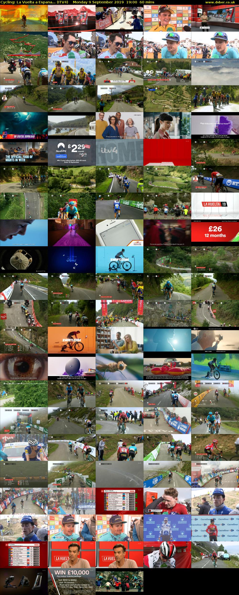 Cycling: La Vuelta a Espana... (ITV4) Monday 9 September 2019 19:00 - 20:00