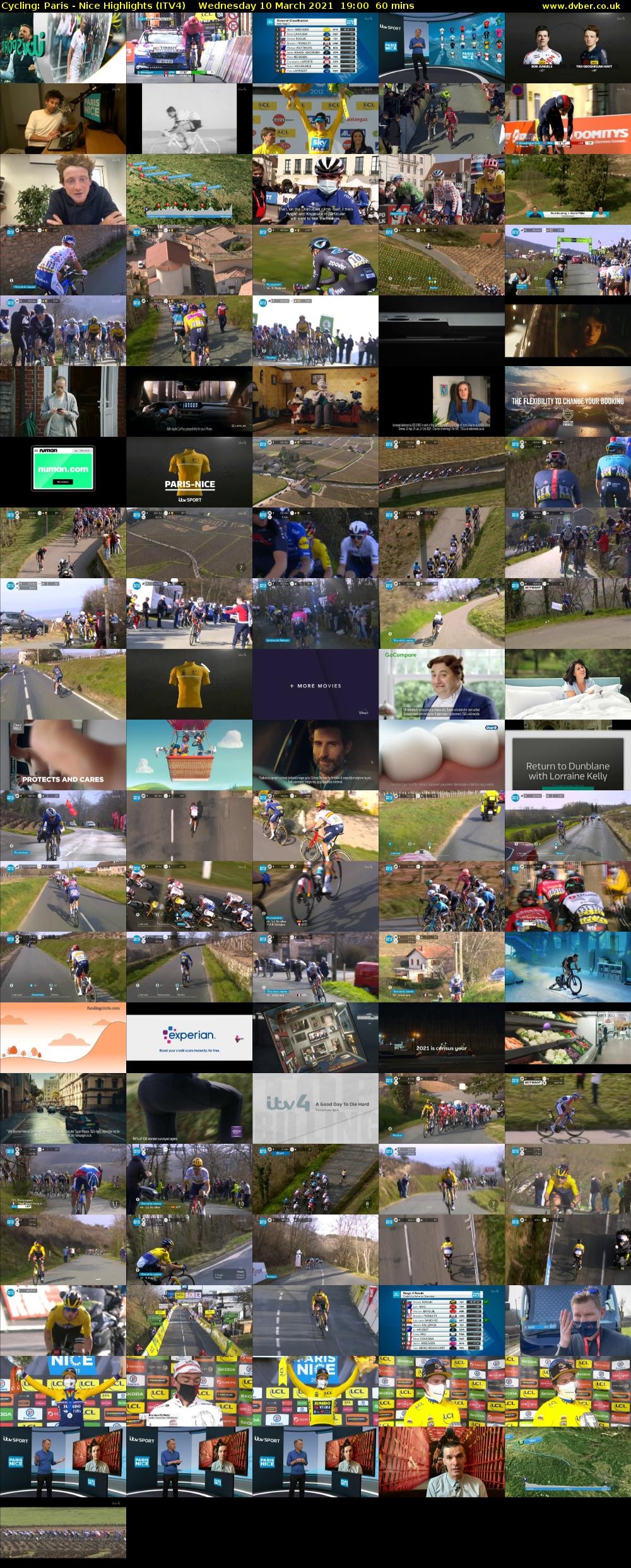 Cycling: Paris - Nice Highlights (ITV4) Wednesday 10 March 2021 19:00 - 20:00