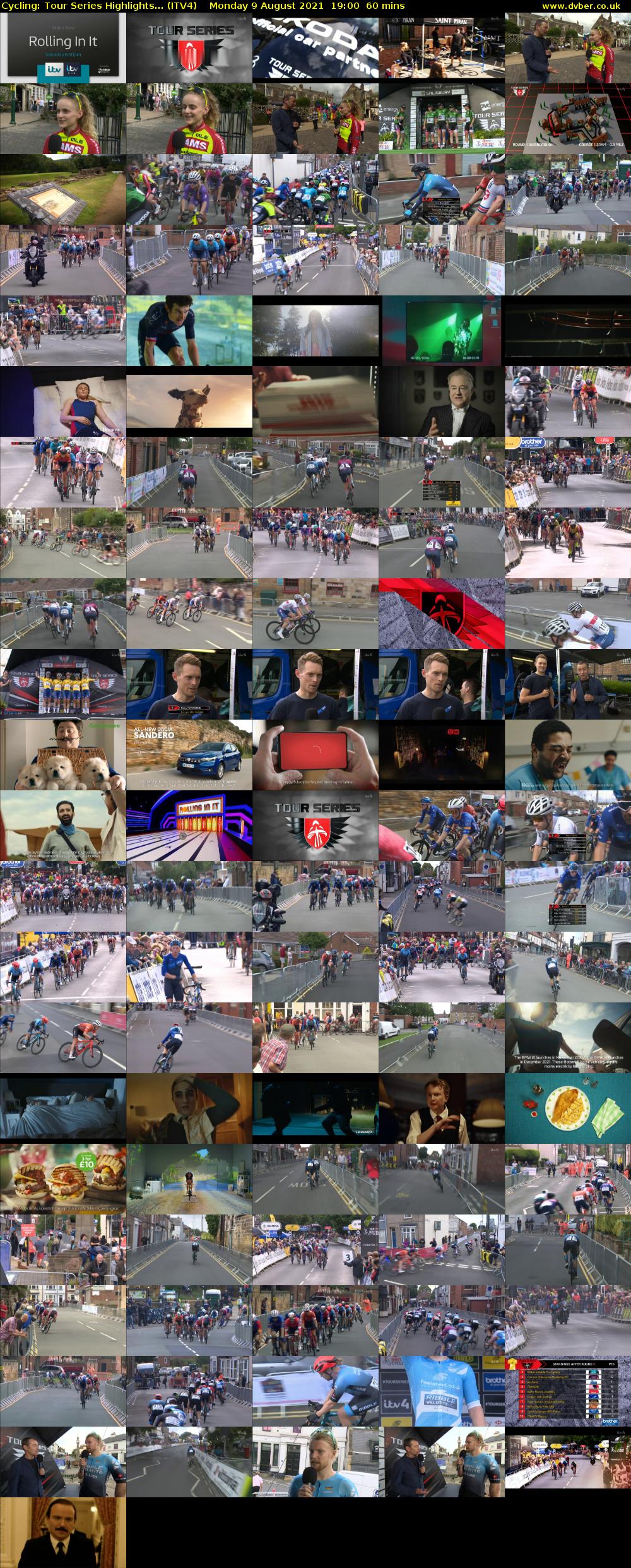 Cycling: Tour Series Highlights... (ITV4) Monday 9 August 2021 19:00 - 20:00