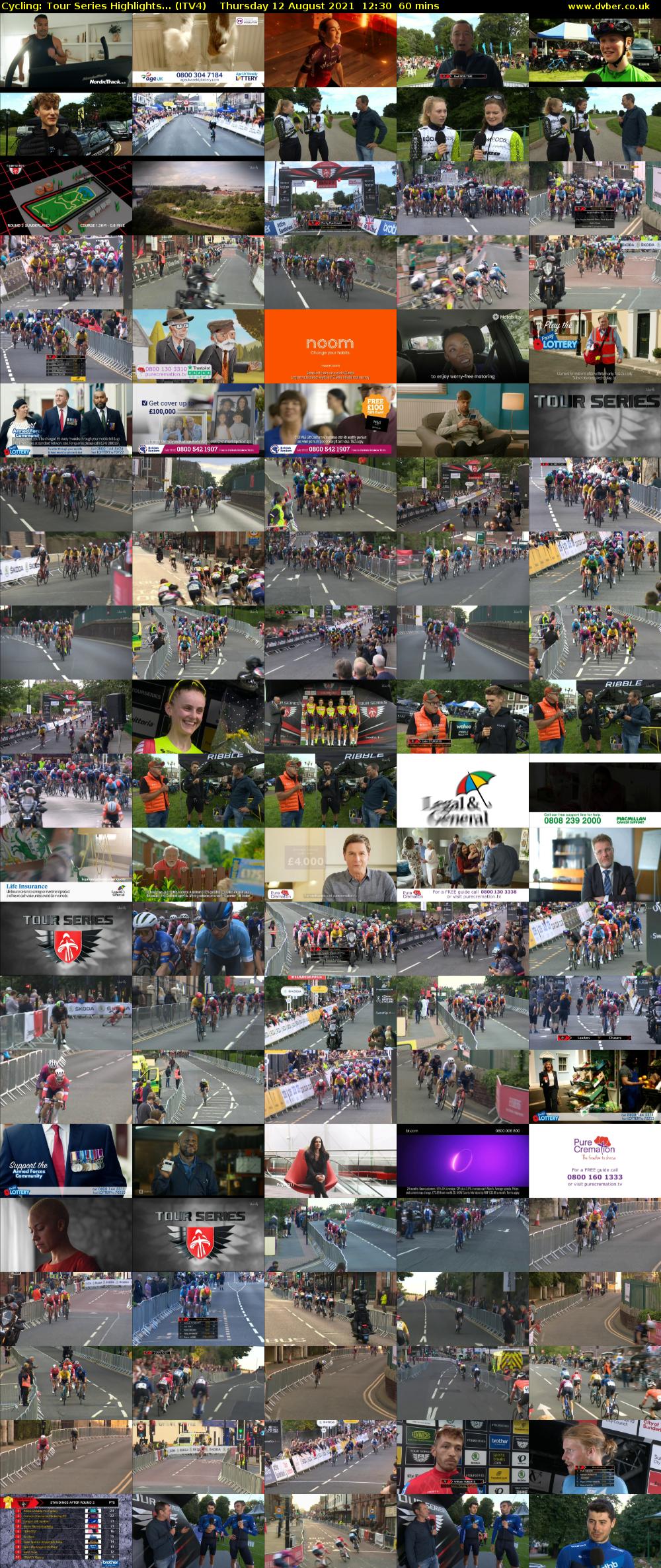 Cycling: Tour Series Highlights... (ITV4) Thursday 12 August 2021 12:30 - 13:30