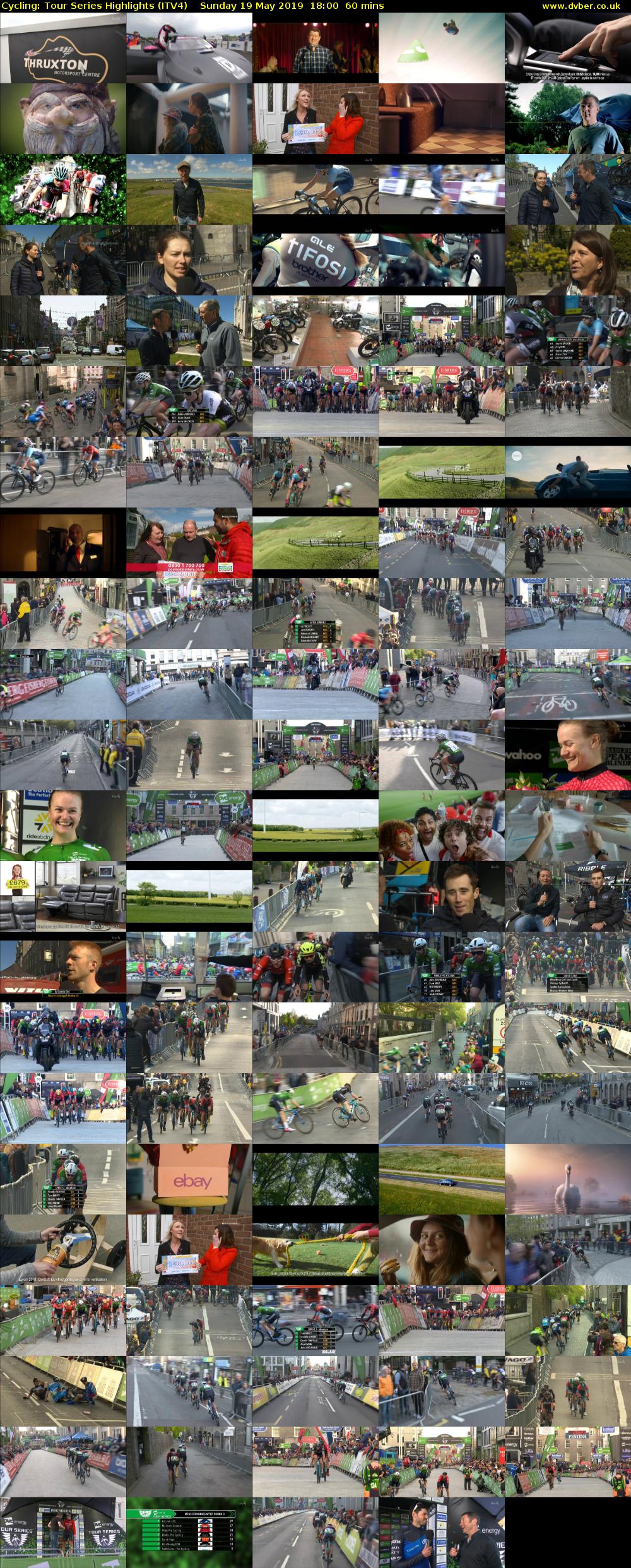 Cycling: Tour Series Highlights (ITV4) Sunday 19 May 2019 18:00 - 19:00