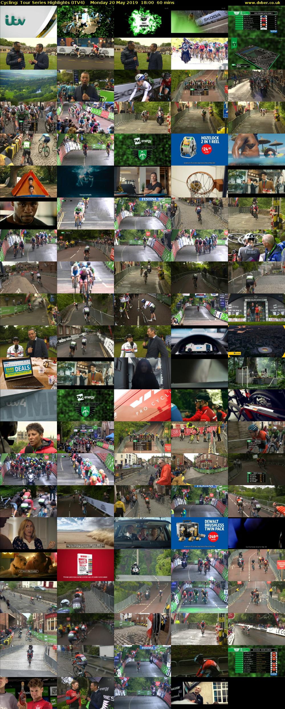 Cycling: Tour Series Highlights (ITV4) Monday 20 May 2019 18:00 - 19:00