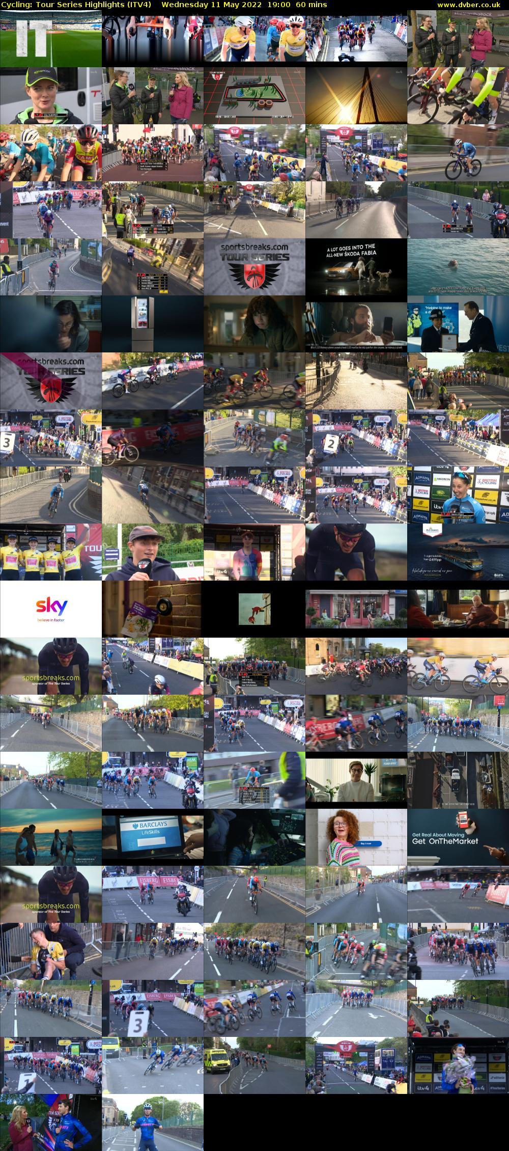 Cycling: Tour Series Highlights (ITV4) Wednesday 11 May 2022 19:00 - 20:00