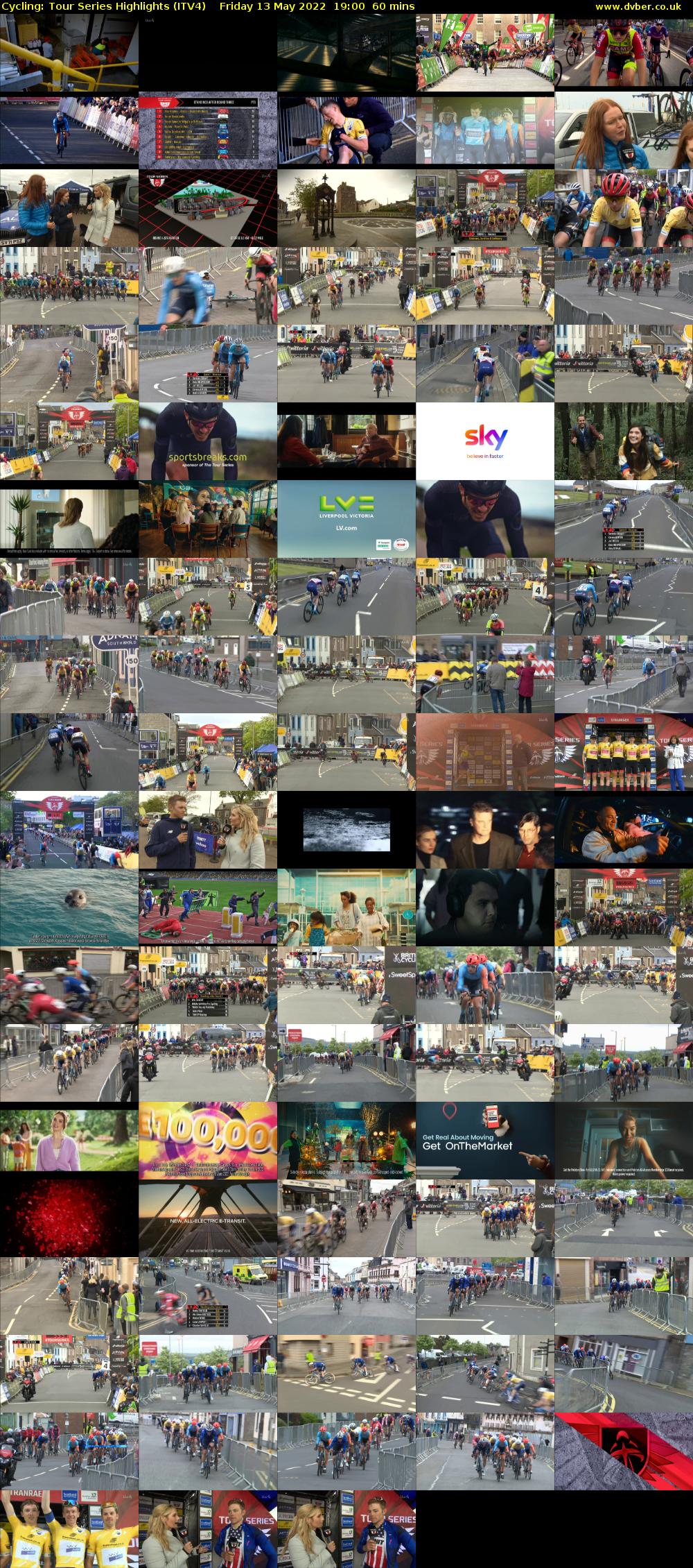 Cycling: Tour Series Highlights (ITV4) Friday 13 May 2022 19:00 - 20:00