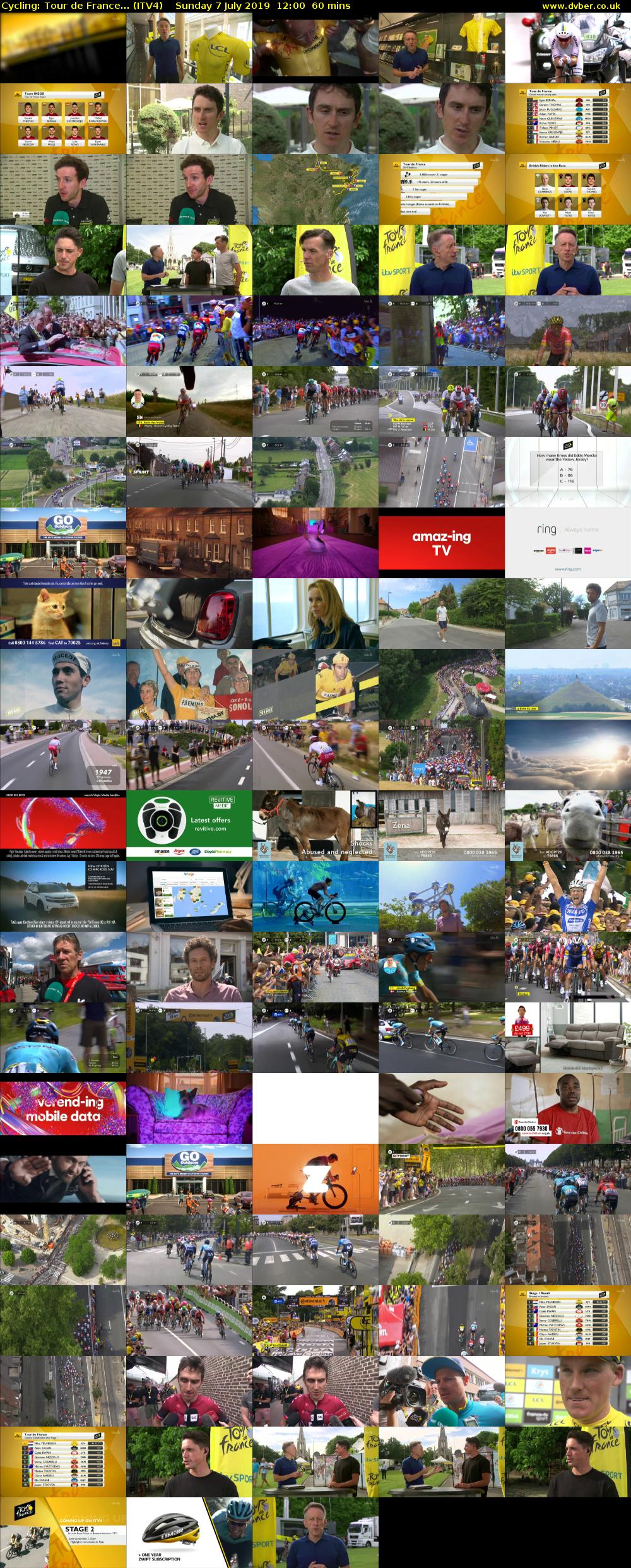 Cycling: Tour de France... (ITV4) Sunday 7 July 2019 12:00 - 13:00