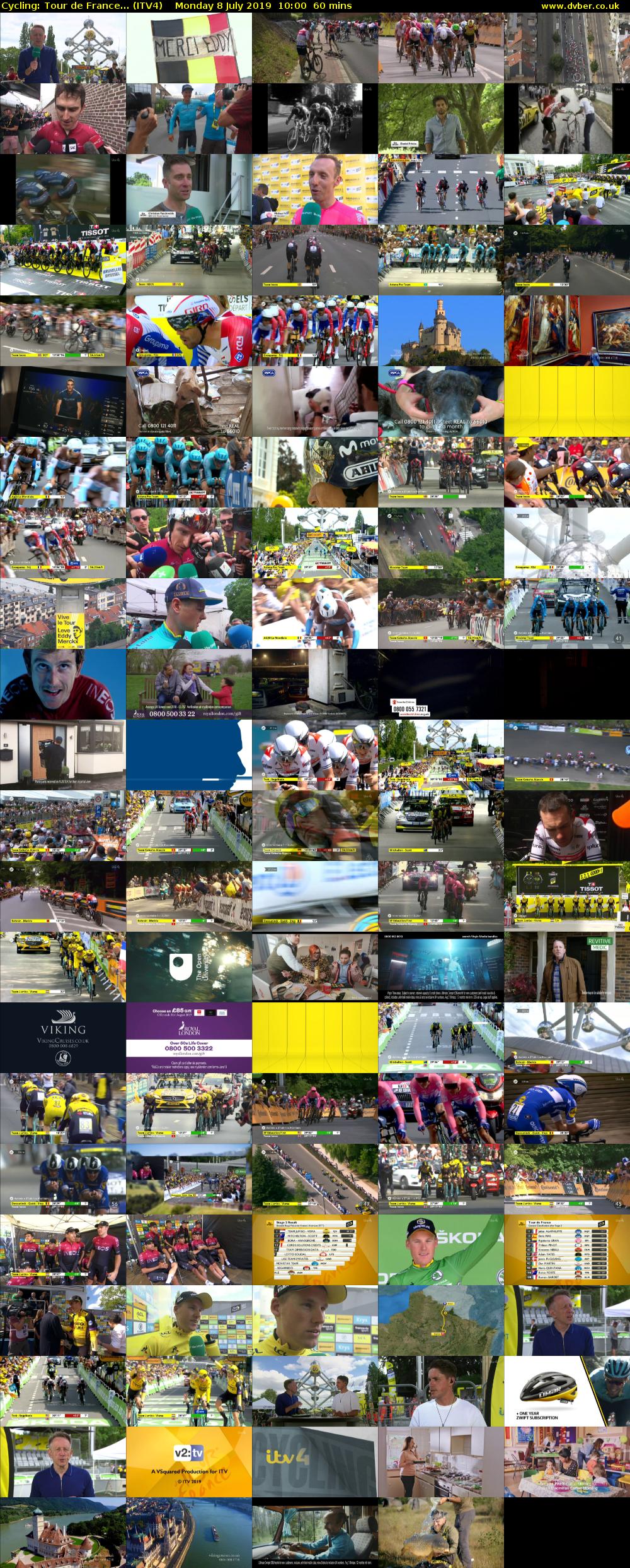 Cycling: Tour de France... (ITV4) Monday 8 July 2019 10:00 - 11:00