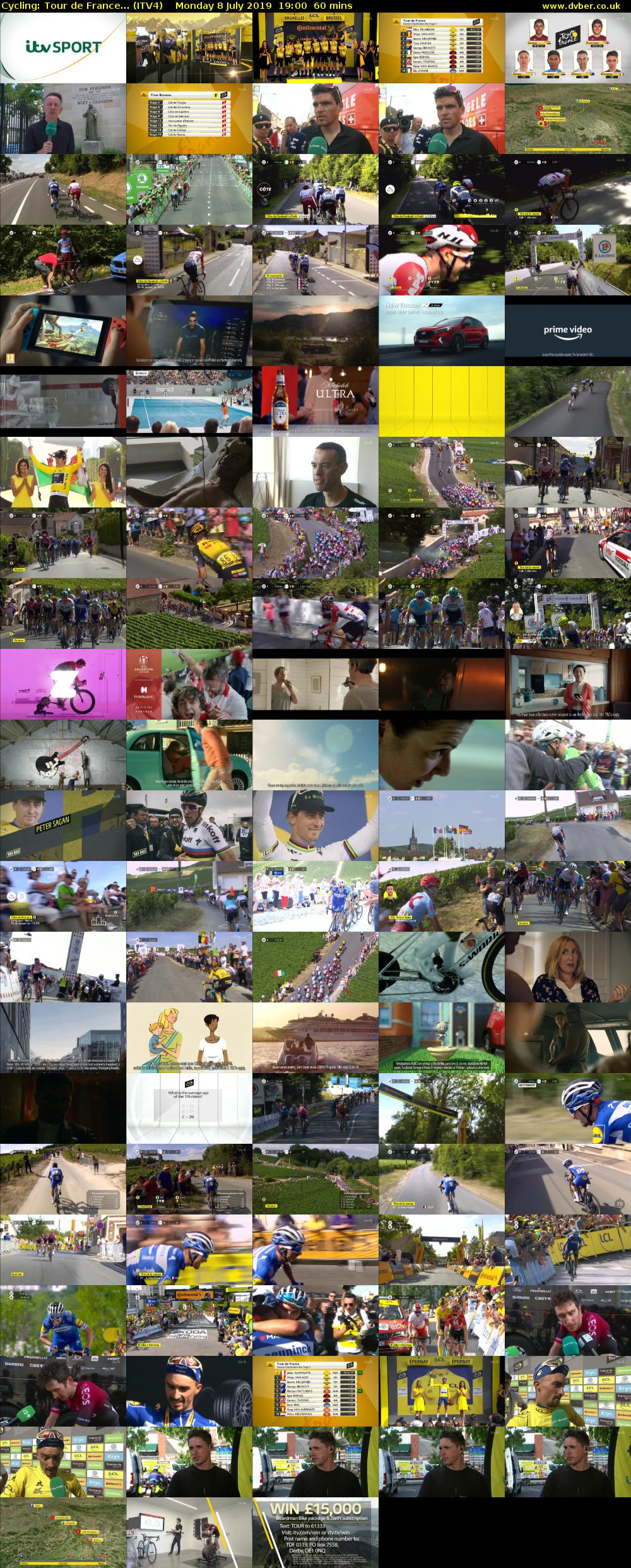 Cycling: Tour de France... (ITV4) Monday 8 July 2019 19:00 - 20:00