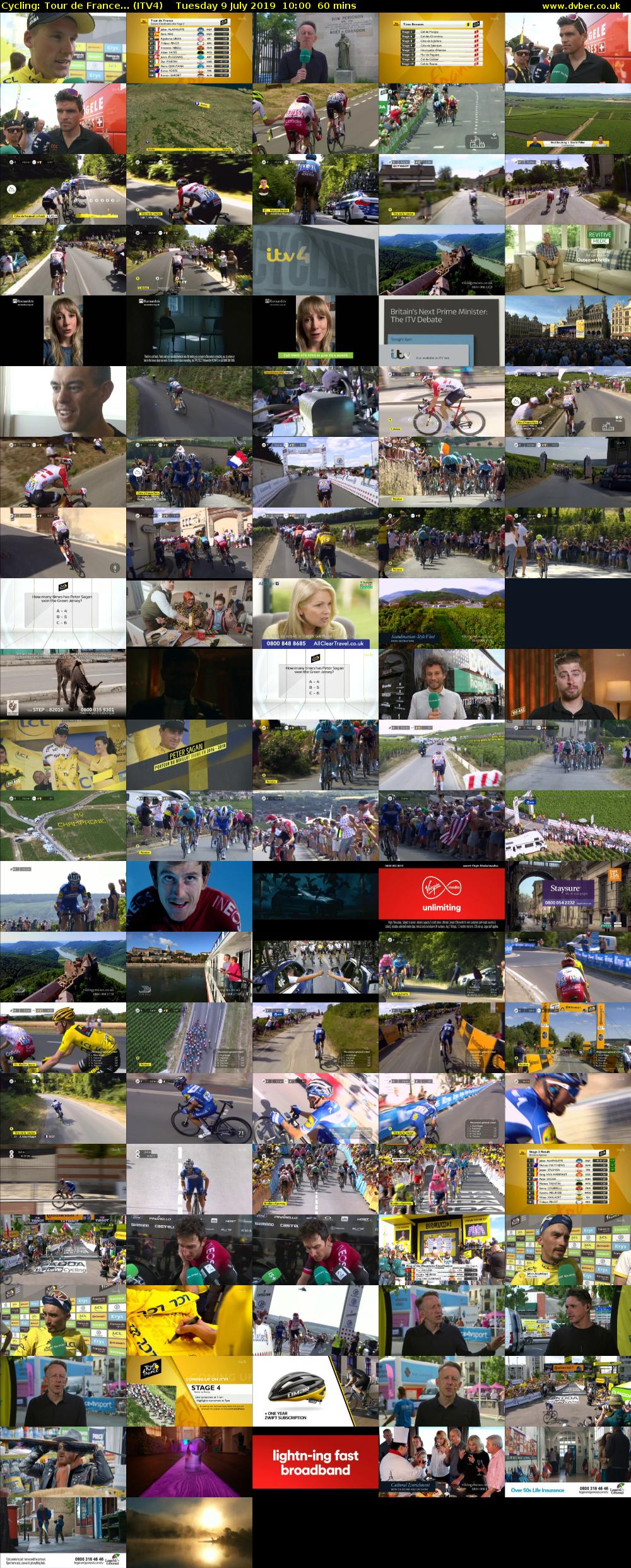 Cycling: Tour de France... (ITV4) Tuesday 9 July 2019 10:00 - 11:00