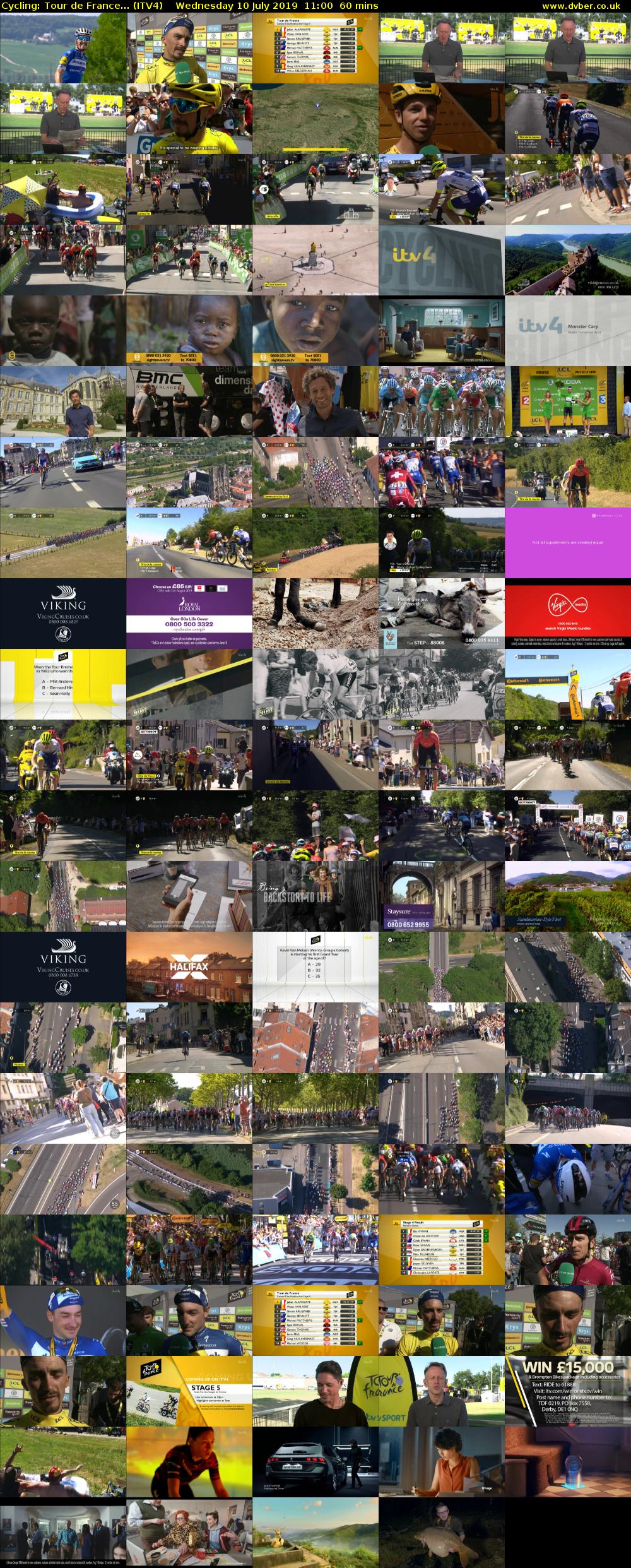 Cycling: Tour de France... (ITV4) Wednesday 10 July 2019 11:00 - 12:00