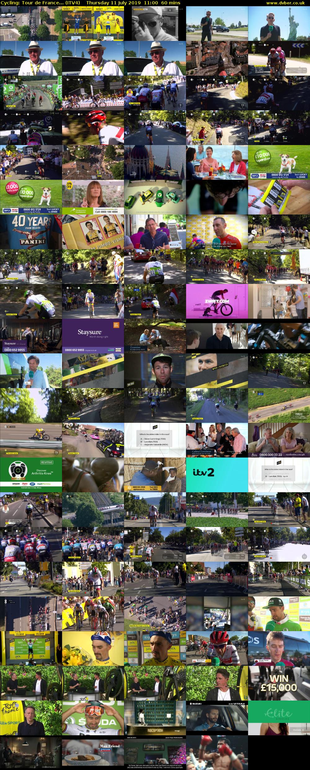 Cycling: Tour de France... (ITV4) Thursday 11 July 2019 11:00 - 12:00
