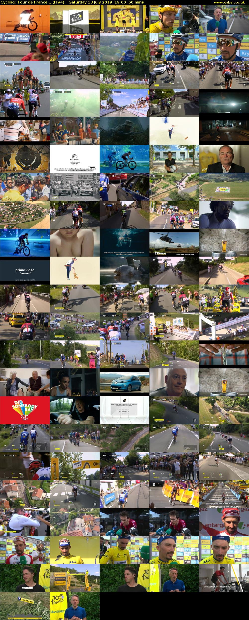 Cycling: Tour de France... (ITV4) Saturday 13 July 2019 19:00 - 20:00