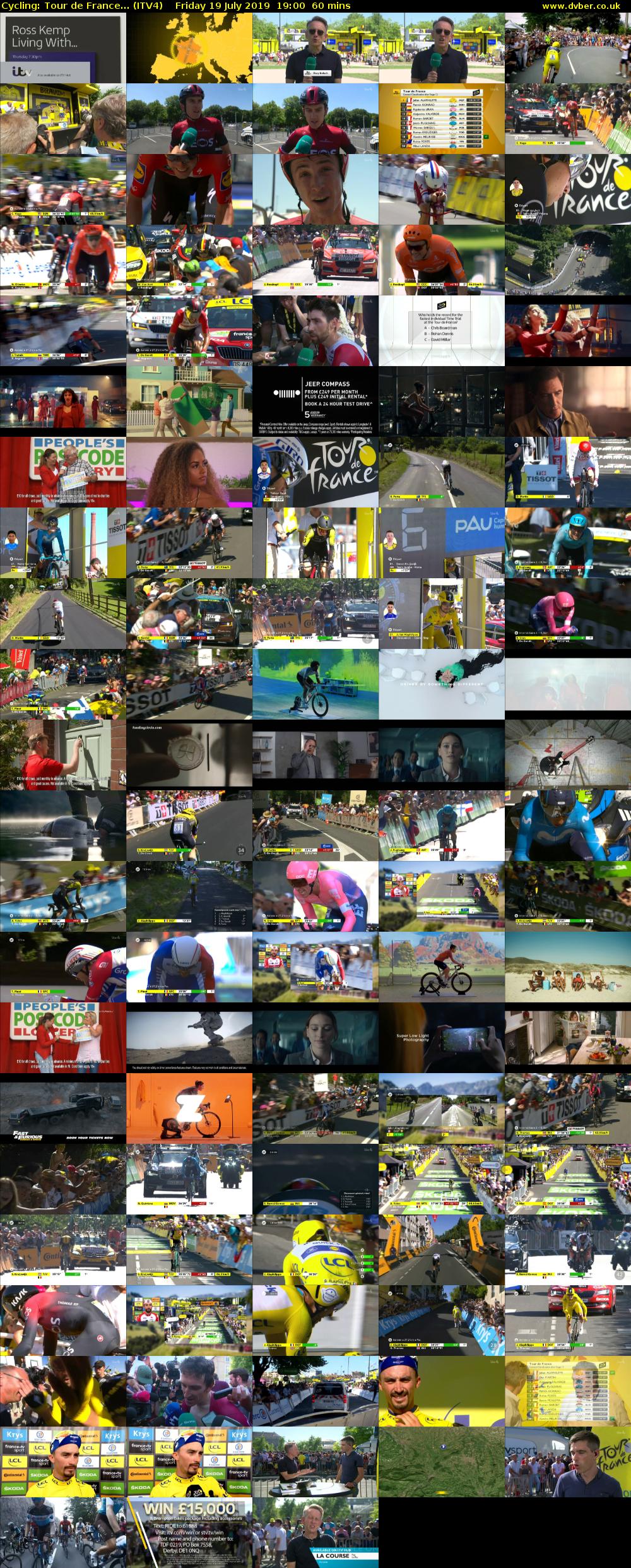 Cycling: Tour de France... (ITV4) Friday 19 July 2019 19:00 - 20:00