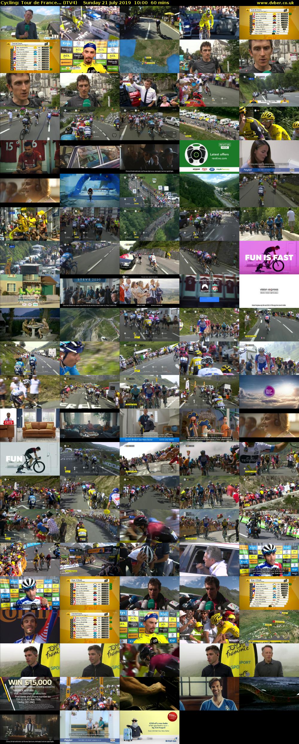 Cycling: Tour de France... (ITV4) Sunday 21 July 2019 10:00 - 11:00