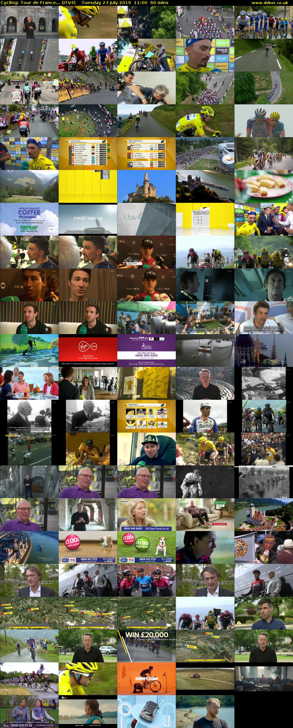 Cycling: Tour de France... (ITV4) Tuesday 23 July 2019 11:00 - 12:00