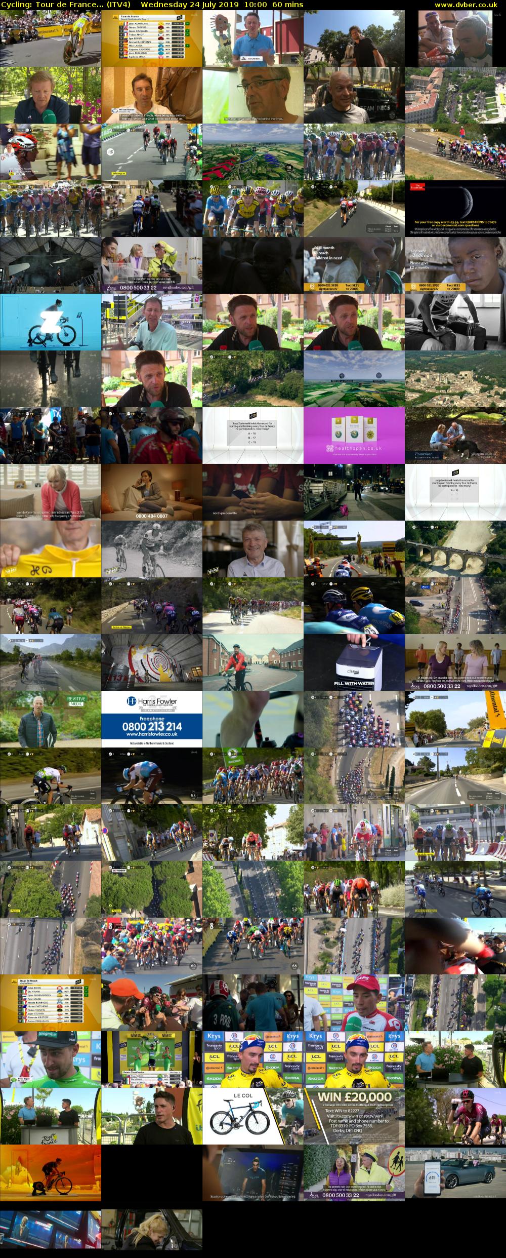Cycling: Tour de France... (ITV4) Wednesday 24 July 2019 10:00 - 11:00