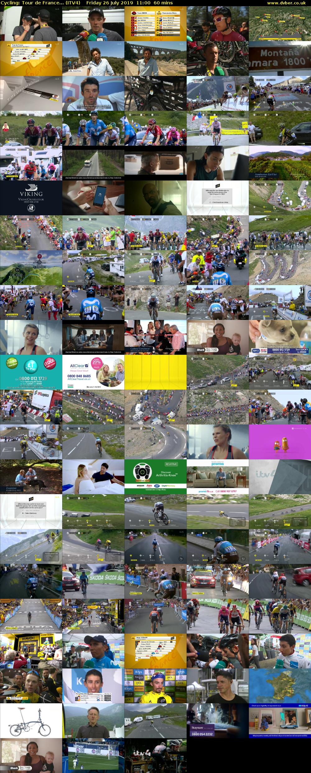 Cycling: Tour de France... (ITV4) Friday 26 July 2019 11:00 - 12:00