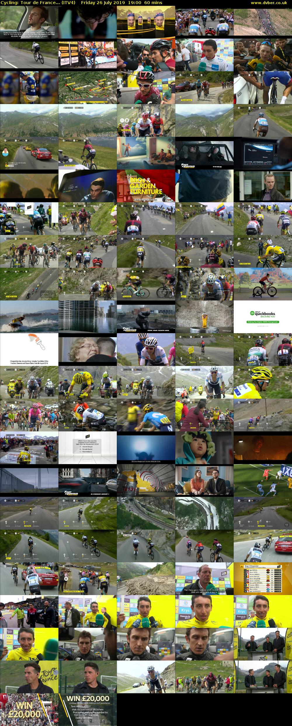 Cycling: Tour de France... (ITV4) Friday 26 July 2019 19:00 - 20:00