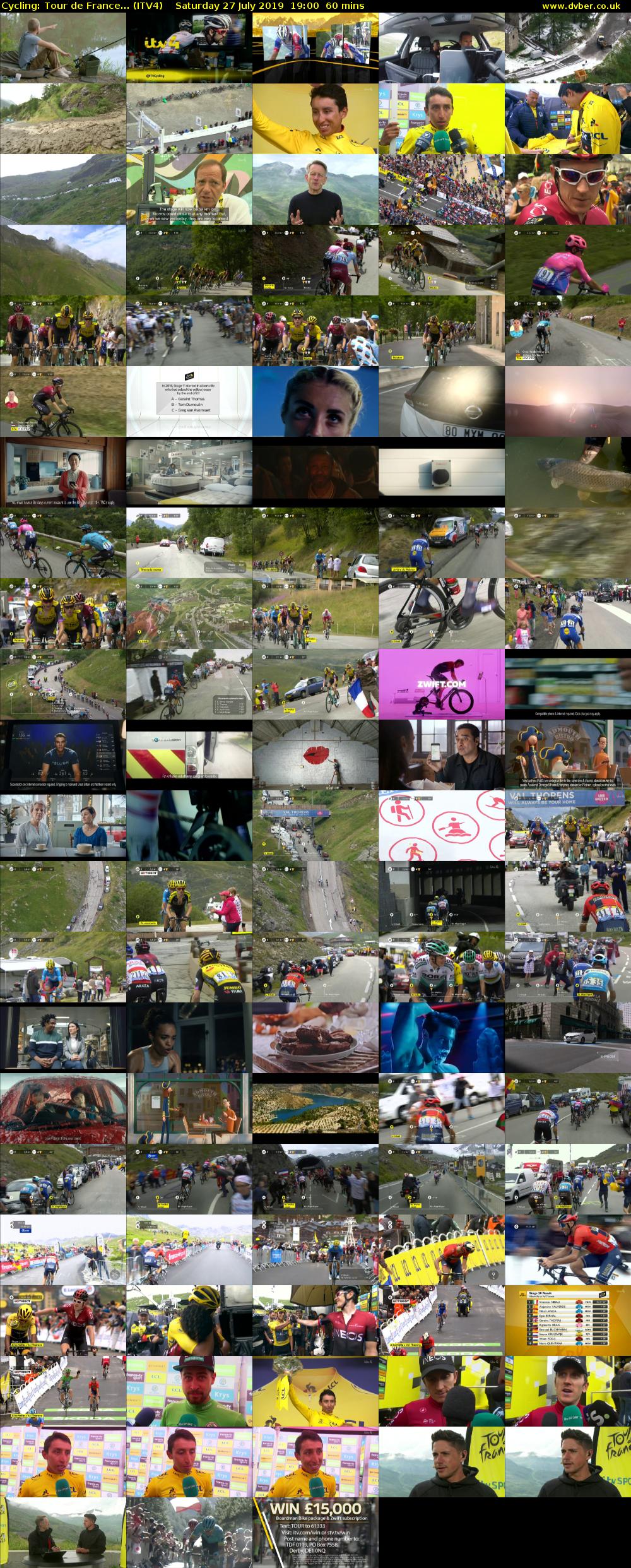 Cycling: Tour de France... (ITV4) Saturday 27 July 2019 19:00 - 20:00