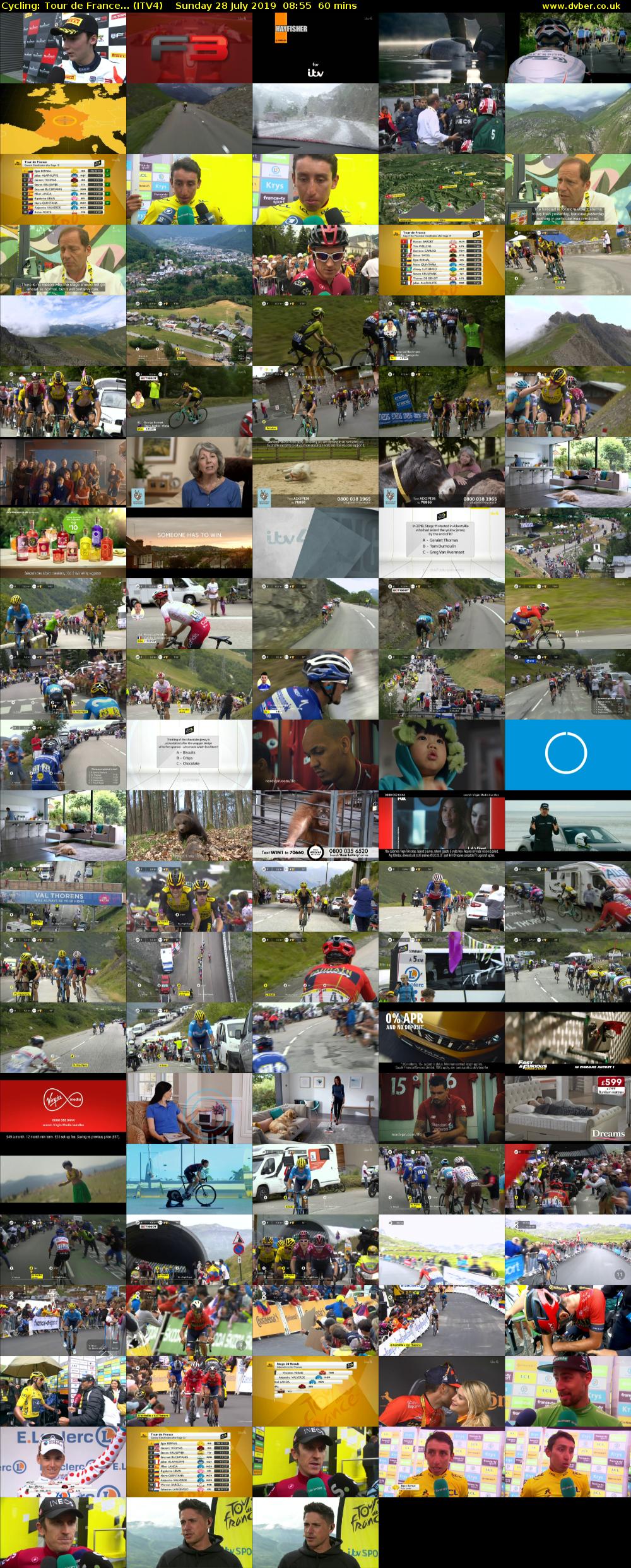 Cycling: Tour de France... (ITV4) Sunday 28 July 2019 08:55 - 09:55