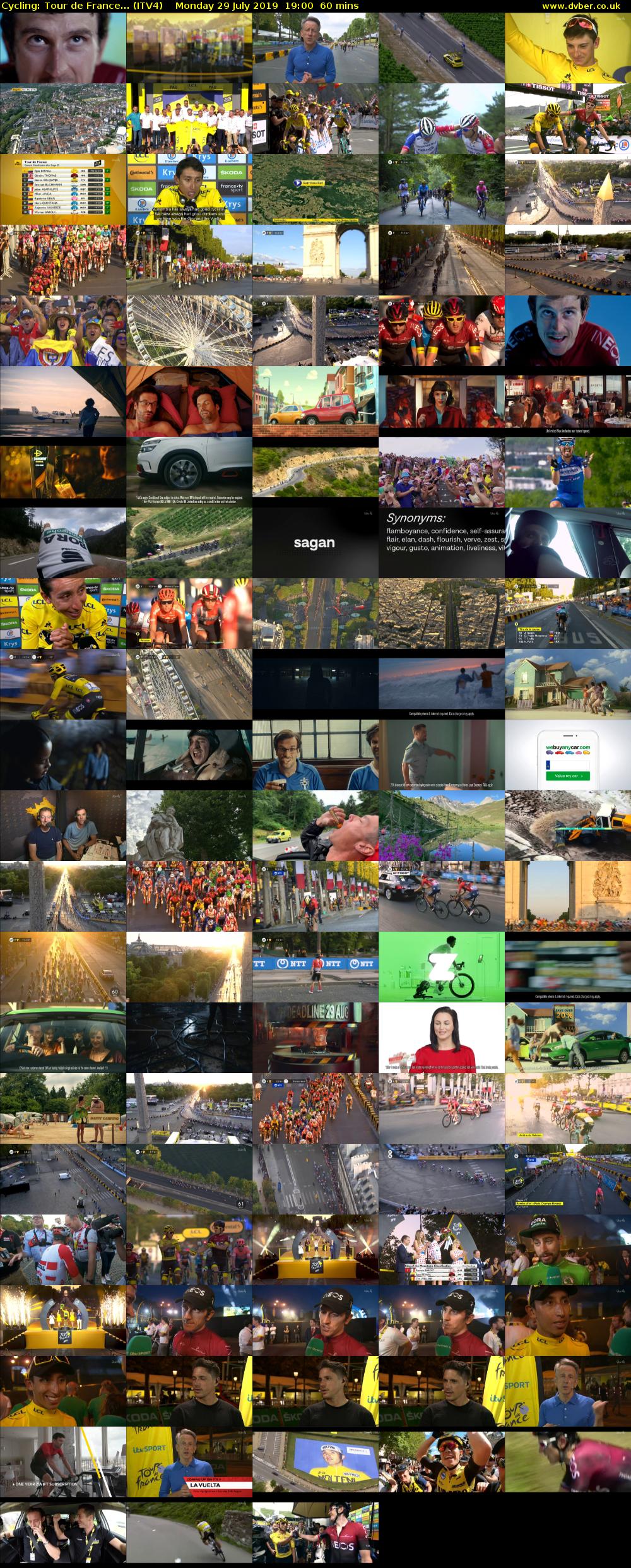 Cycling: Tour de France... (ITV4) Monday 29 July 2019 19:00 - 20:00