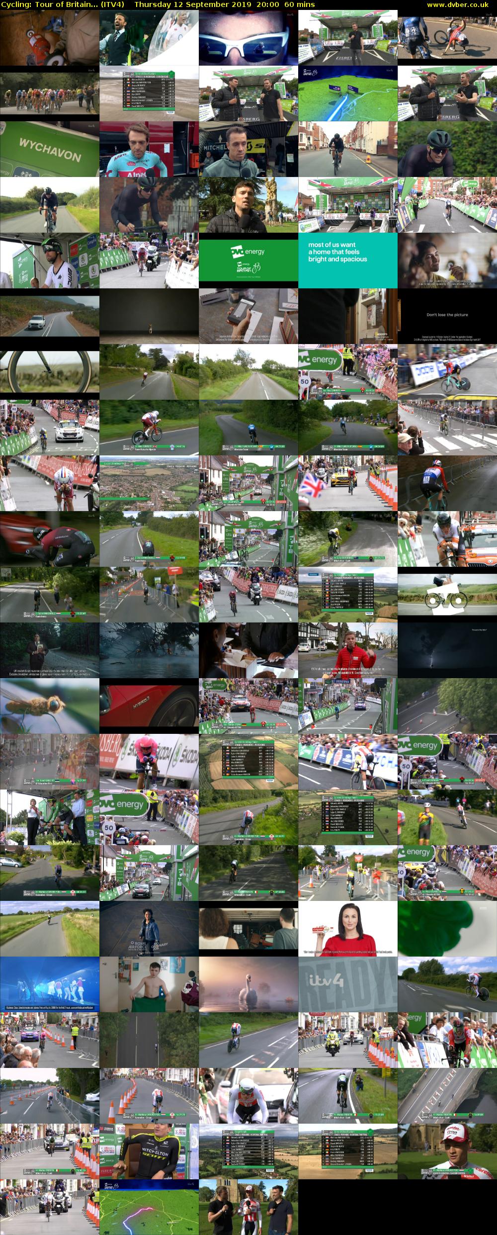 Cycling: Tour of Britain... (ITV4) Thursday 12 September 2019 20:00 - 21:00