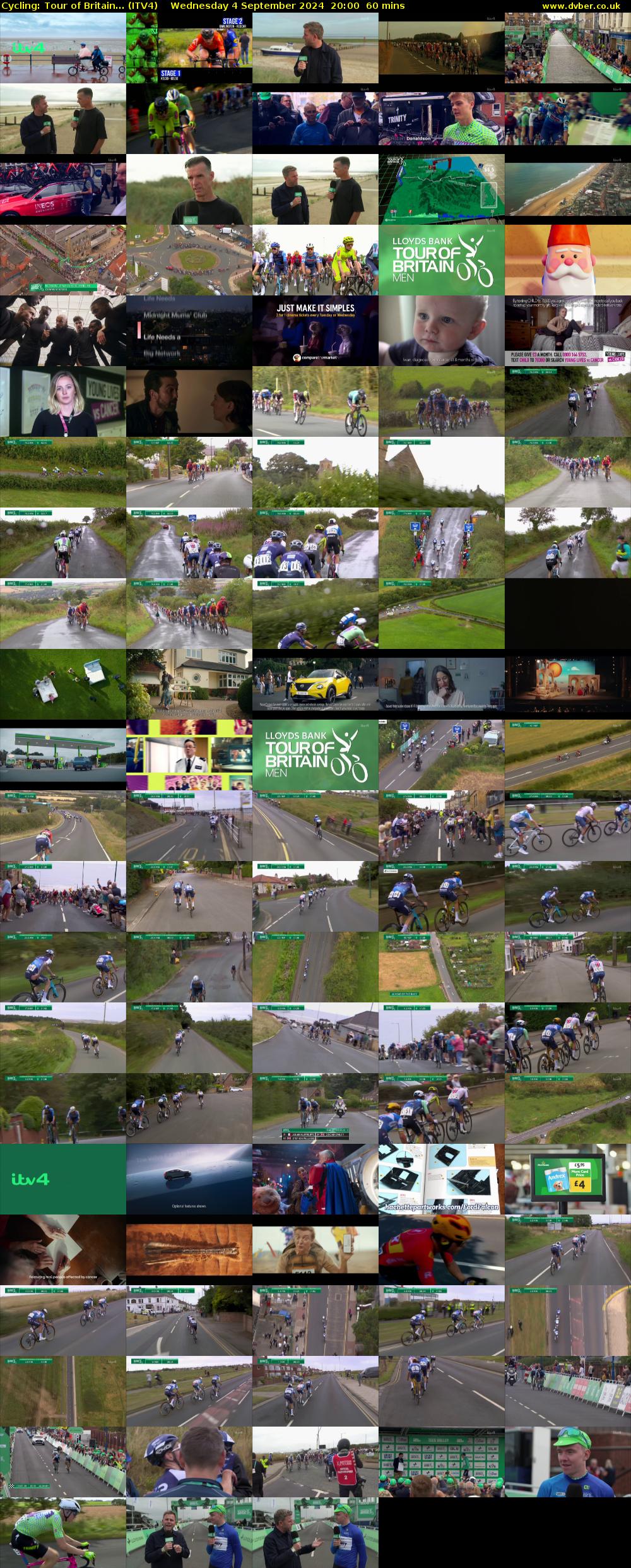 Cycling: Tour of Britain... (ITV4) Wednesday 4 September 2024 20:00 - 21:00