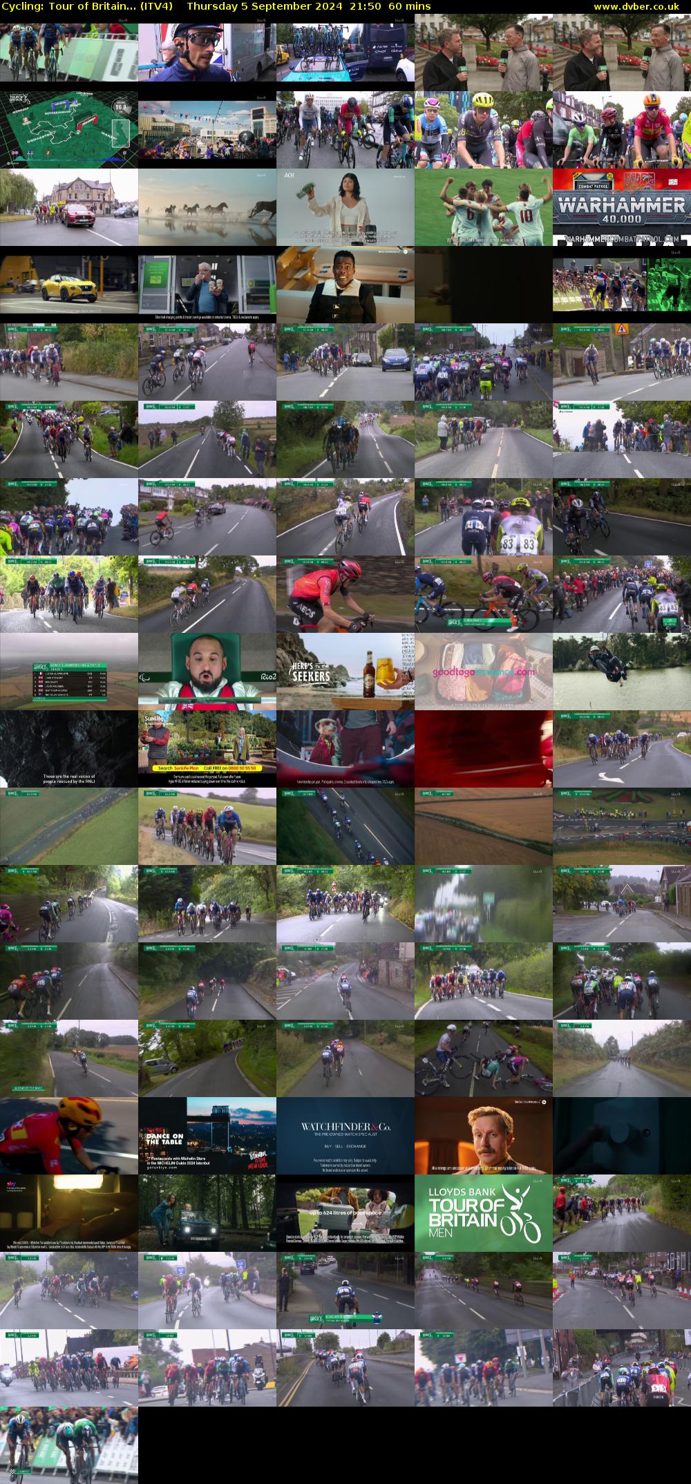 Cycling: Tour of Britain... (ITV4) Thursday 5 September 2024 21:50 - 22:50