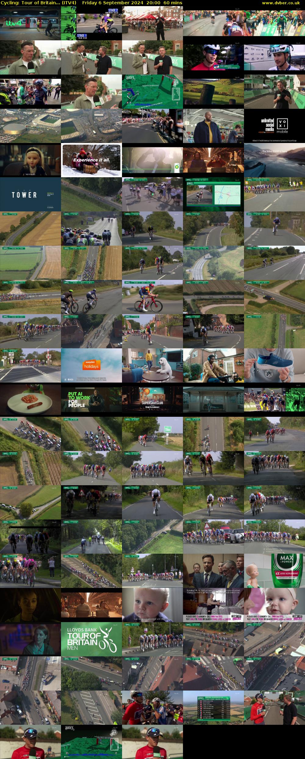 Cycling: Tour of Britain... (ITV4) Friday 6 September 2024 20:00 - 21:00