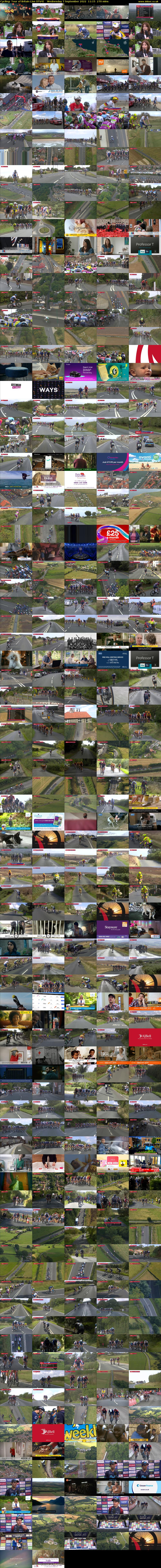 Cycling: Tour of Britain Live (ITV4) Wednesday 7 September 2022 11:15 - 15:45