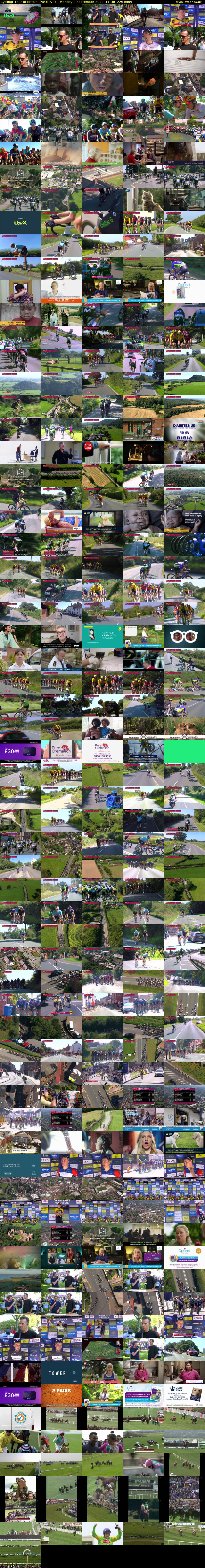 Cycling: Tour of Britain Live (ITV4) Monday 4 September 2023 11:30 - 15:15