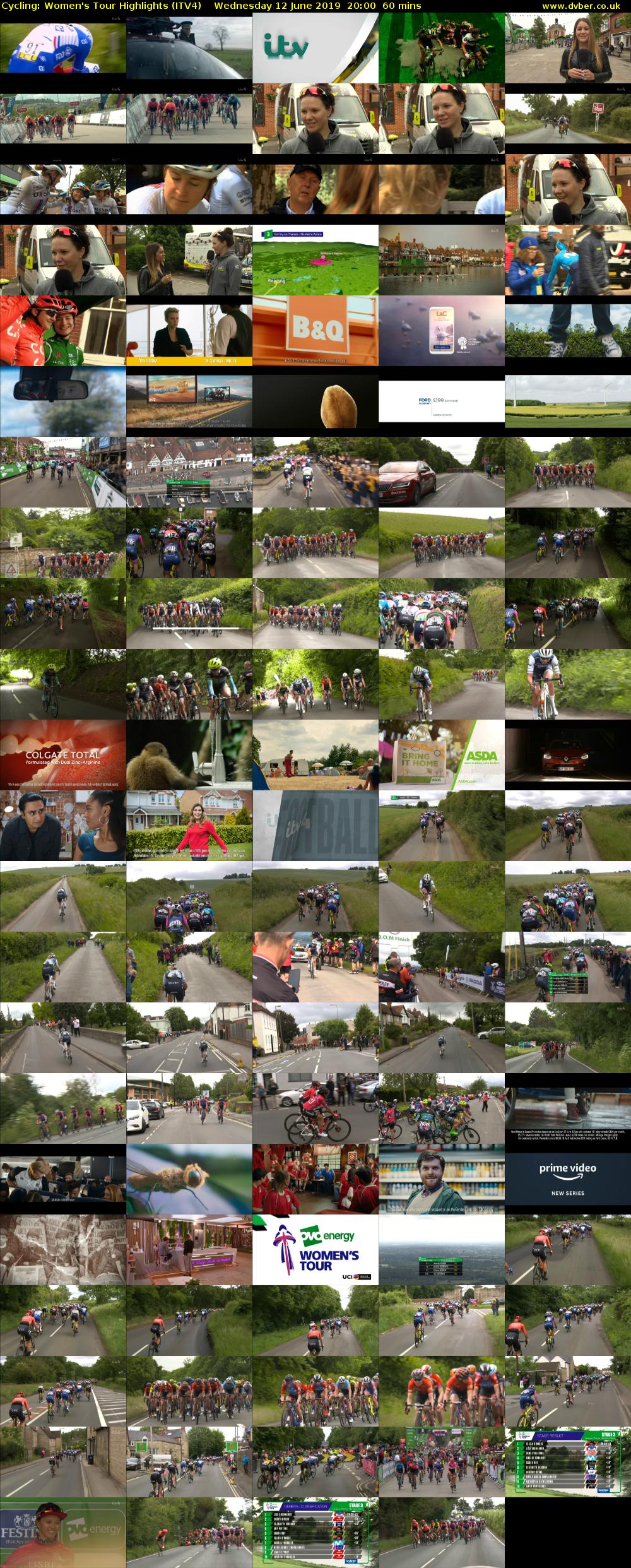 Cycling: Women's Tour Highlights (ITV4) Wednesday 12 June 2019 20:00 - 21:00