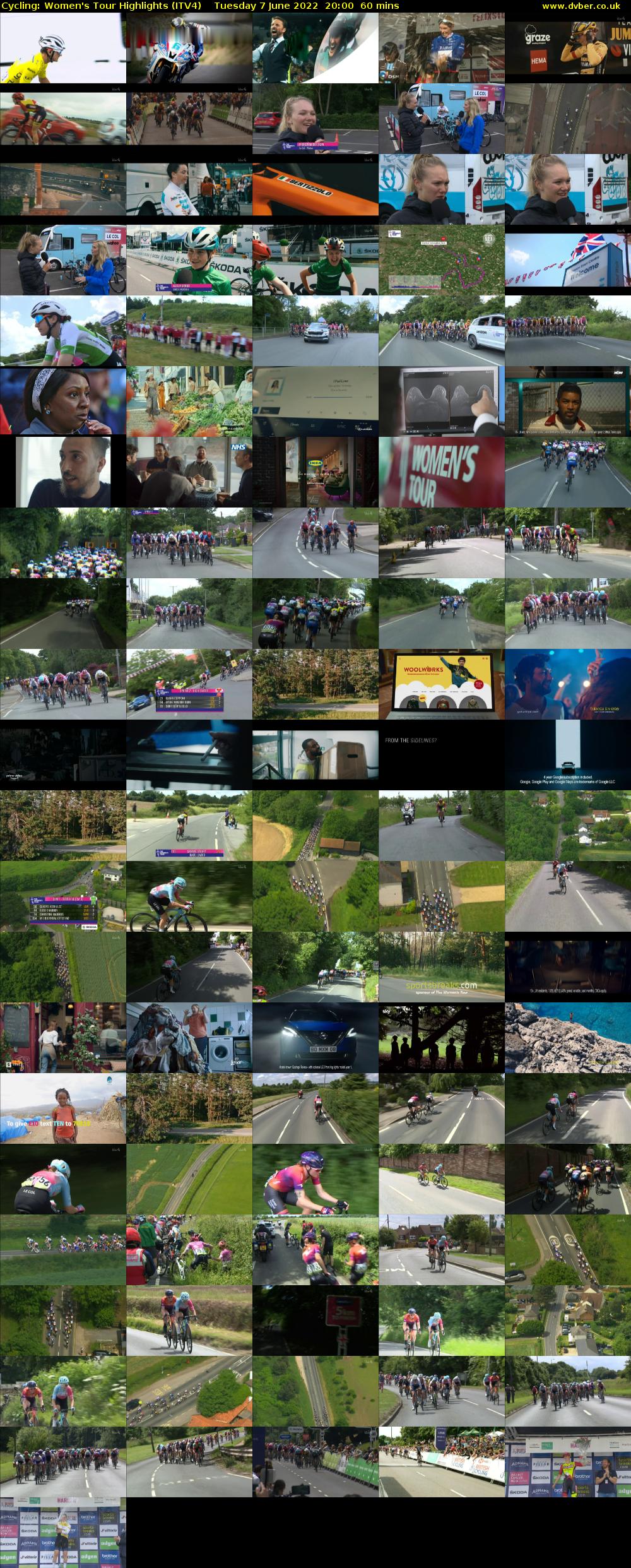 Cycling: Women's Tour Highlights (ITV4) Tuesday 7 June 2022 20:00 - 21:00