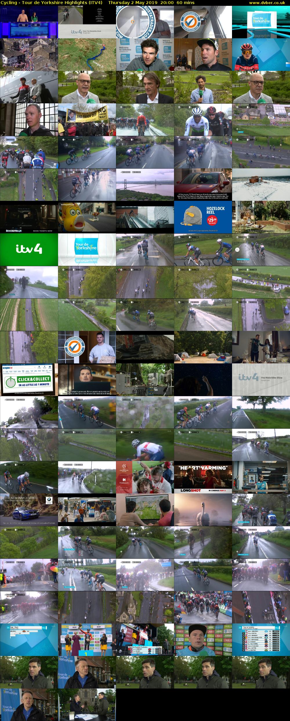 Cycling - Tour de Yorkshire Highlights (ITV4) Thursday 2 May 2019 20:00 - 21:00