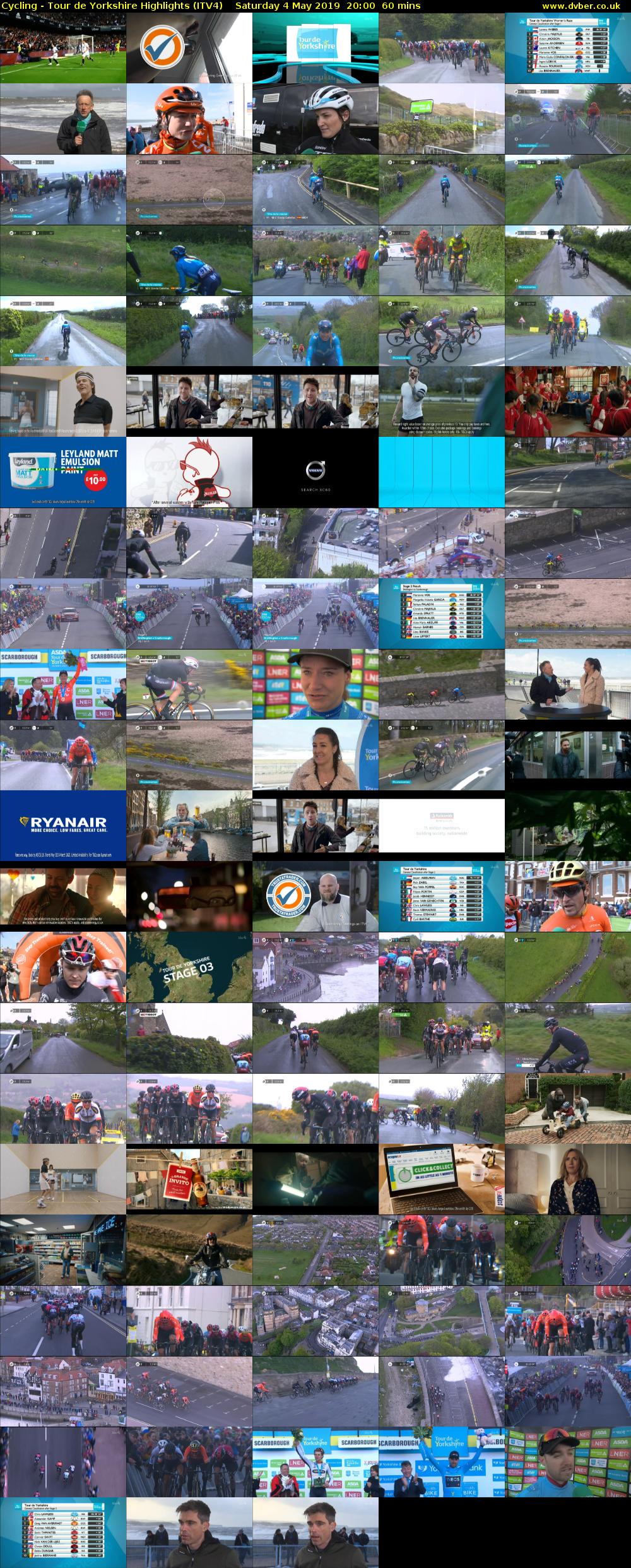 Cycling - Tour de Yorkshire Highlights (ITV4) Saturday 4 May 2019 20:00 - 21:00