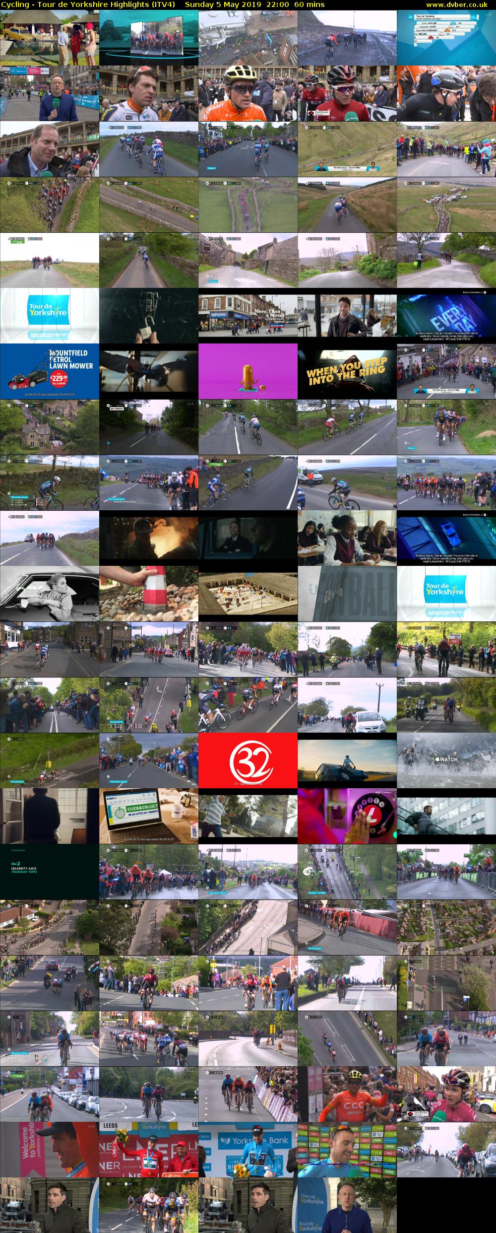 Cycling - Tour de Yorkshire Highlights (ITV4) Sunday 5 May 2019 22:00 - 23:00
