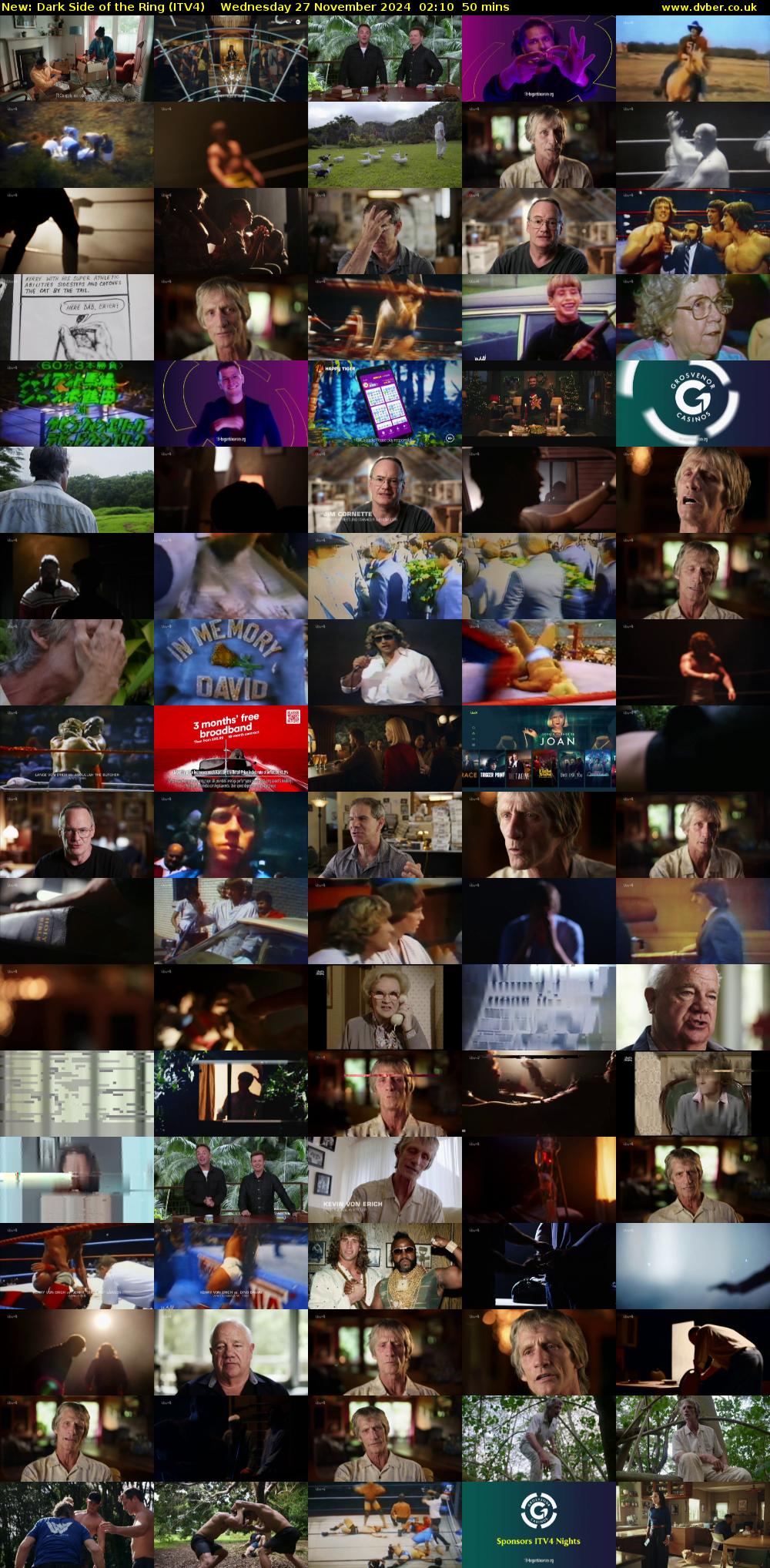 Dark Side of the Ring (ITV4) Wednesday 27 November 2024 02:10 - 03:00