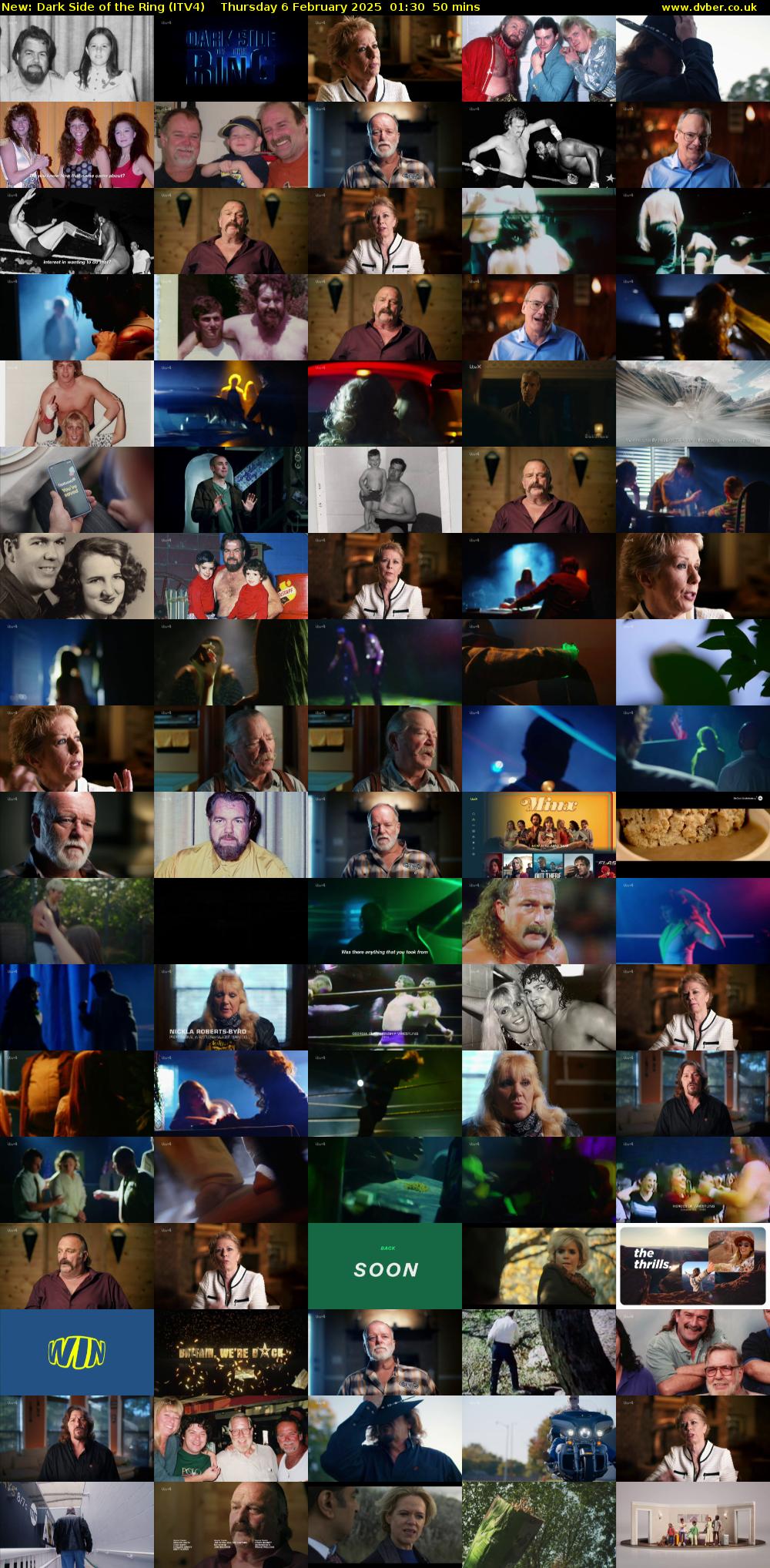 Dark Side of the Ring (ITV4) Thursday 6 February 2025 01:30 - 02:20