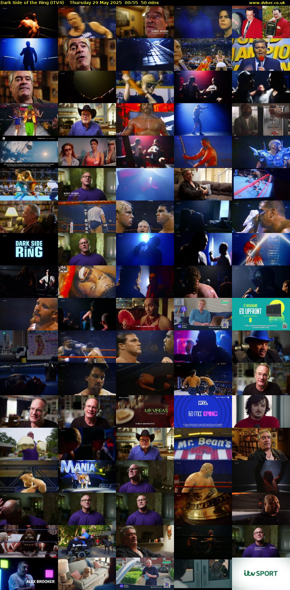 Dark Side of the Ring (ITV4) Thursday 29 May 2025 00:55 - 01:45