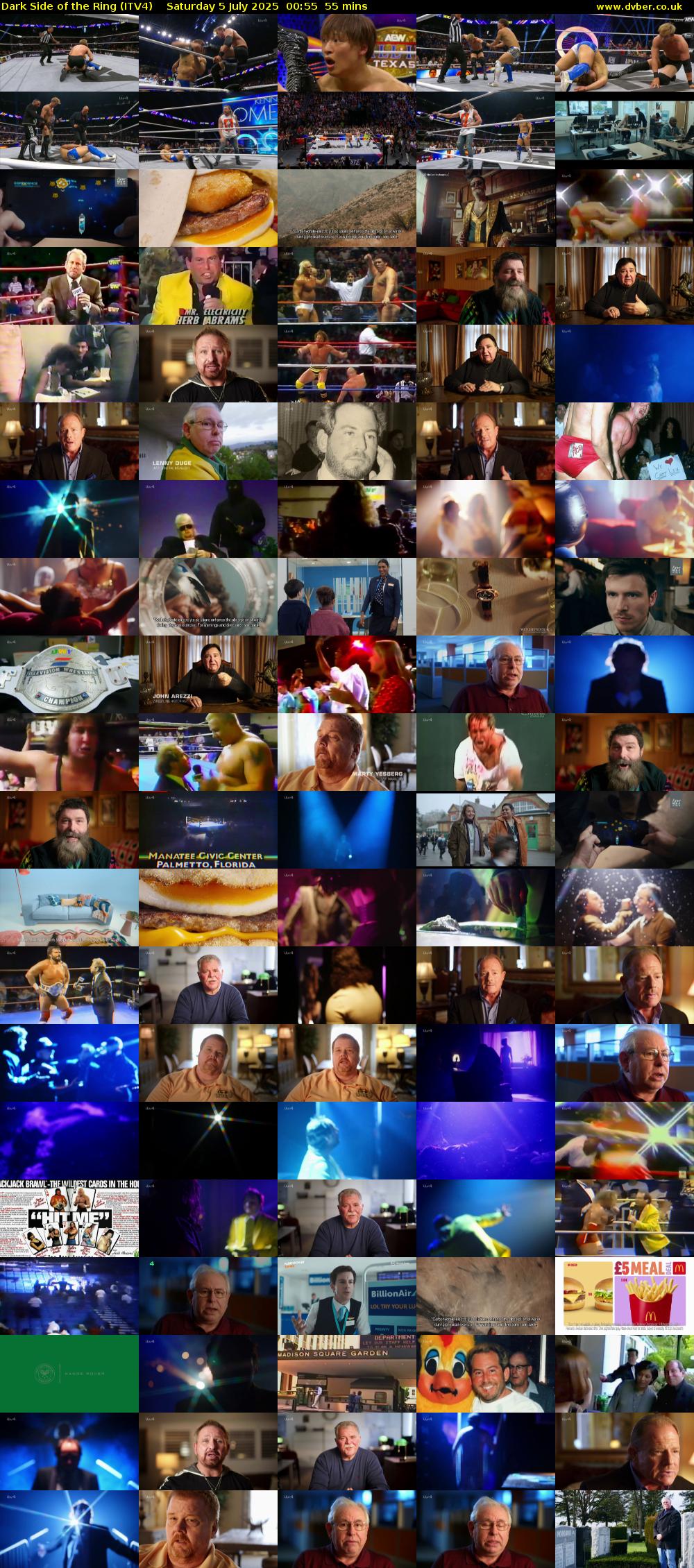 Dark Side of the Ring (ITV4) Saturday 5 July 2025 00:55 - 01:50