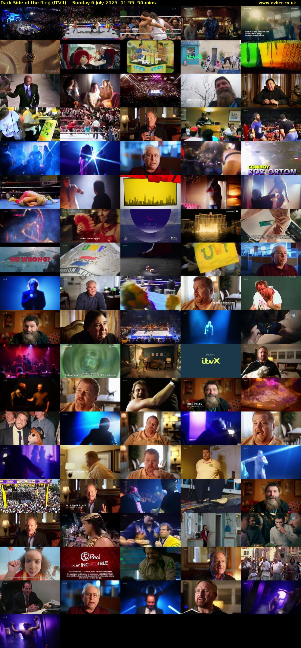 Dark Side of the Ring (ITV4) Sunday 6 July 2025 01:55 - 02:45