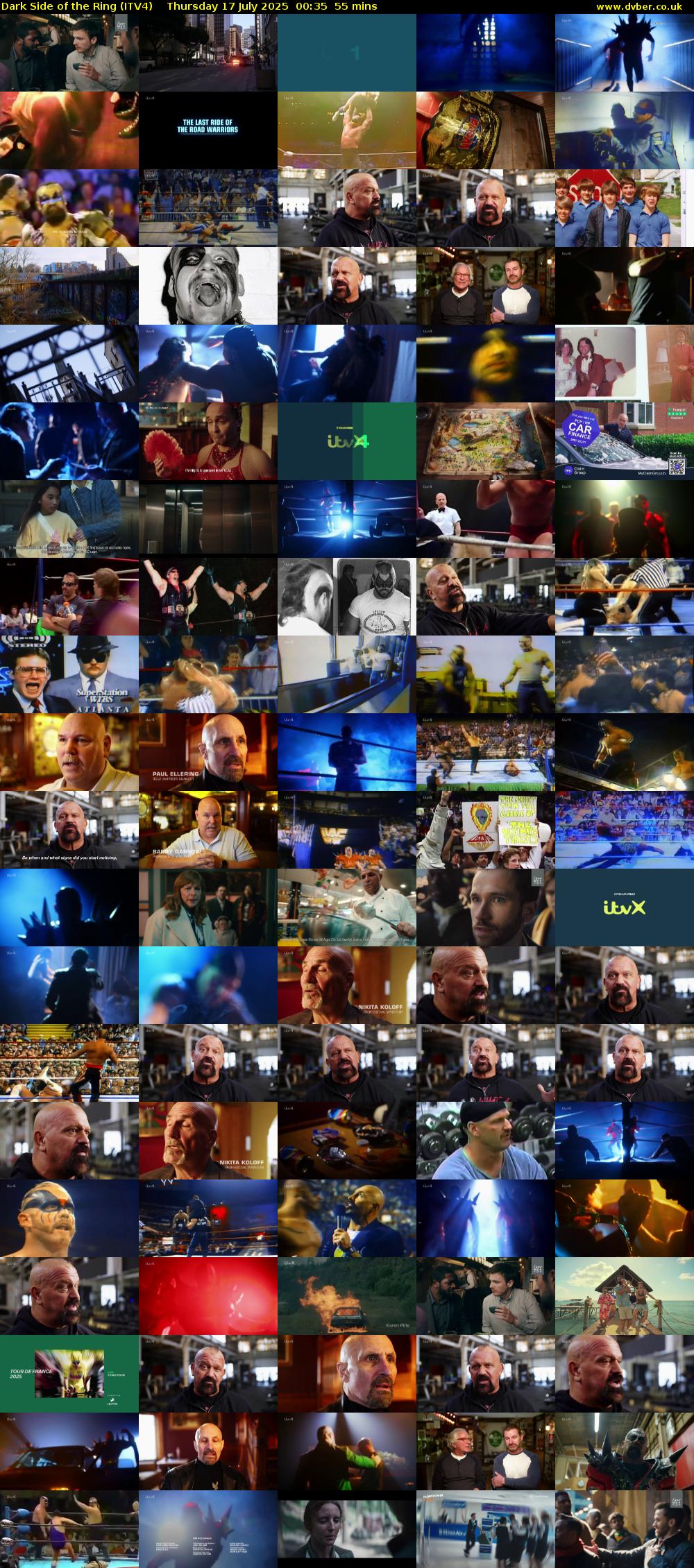 Dark Side of the Ring (ITV4) Thursday 17 July 2025 00:35 - 01:30
