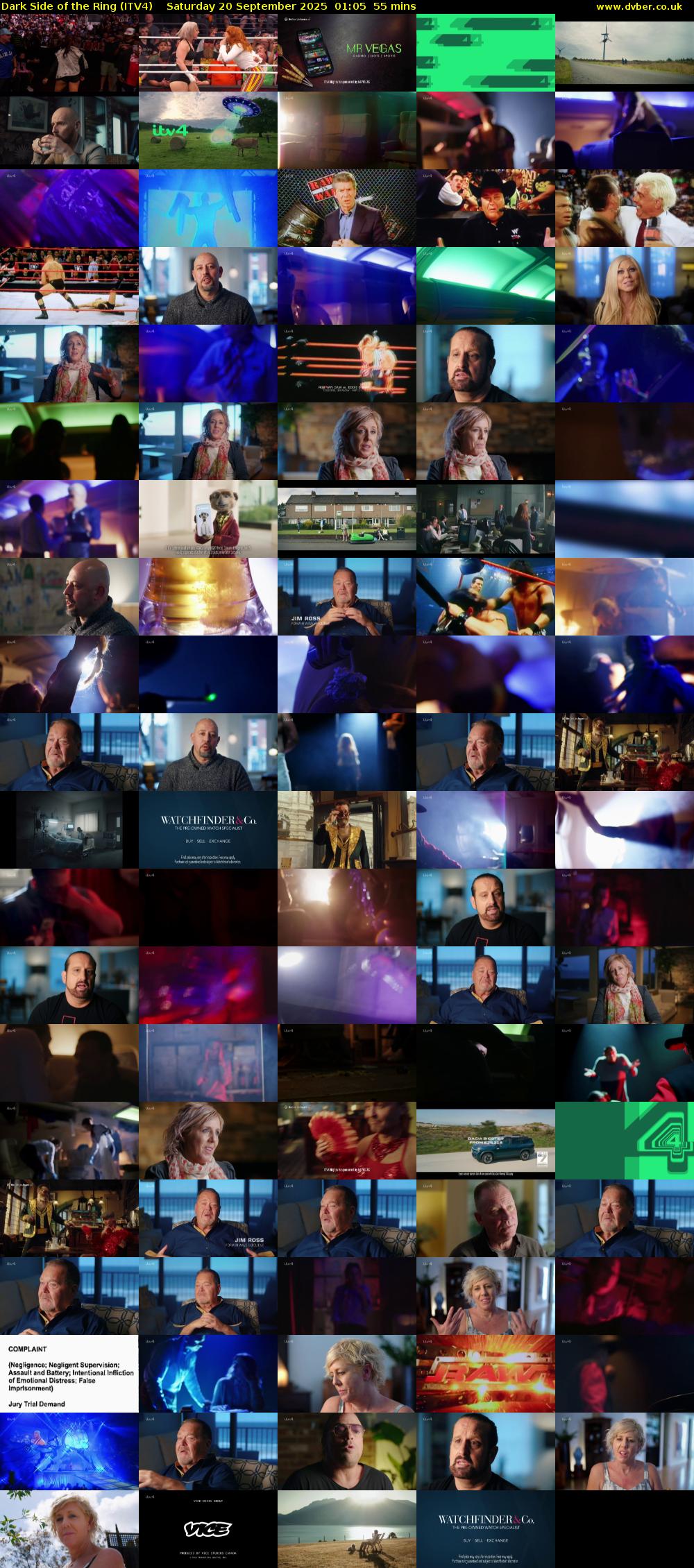 Dark Side of the Ring (ITV4) Saturday 20 September 2025 01:05 - 02:00