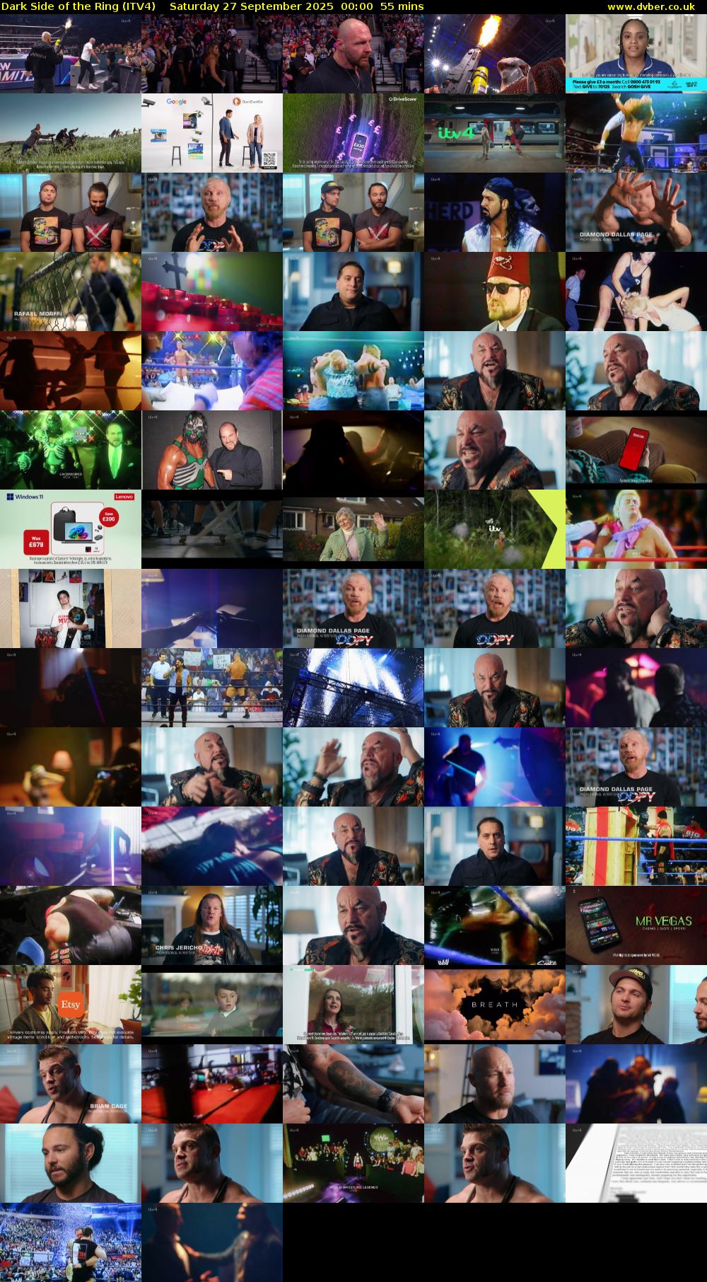 Dark Side of the Ring (ITV4) Saturday 27 September 2025 00:00 - 00:55